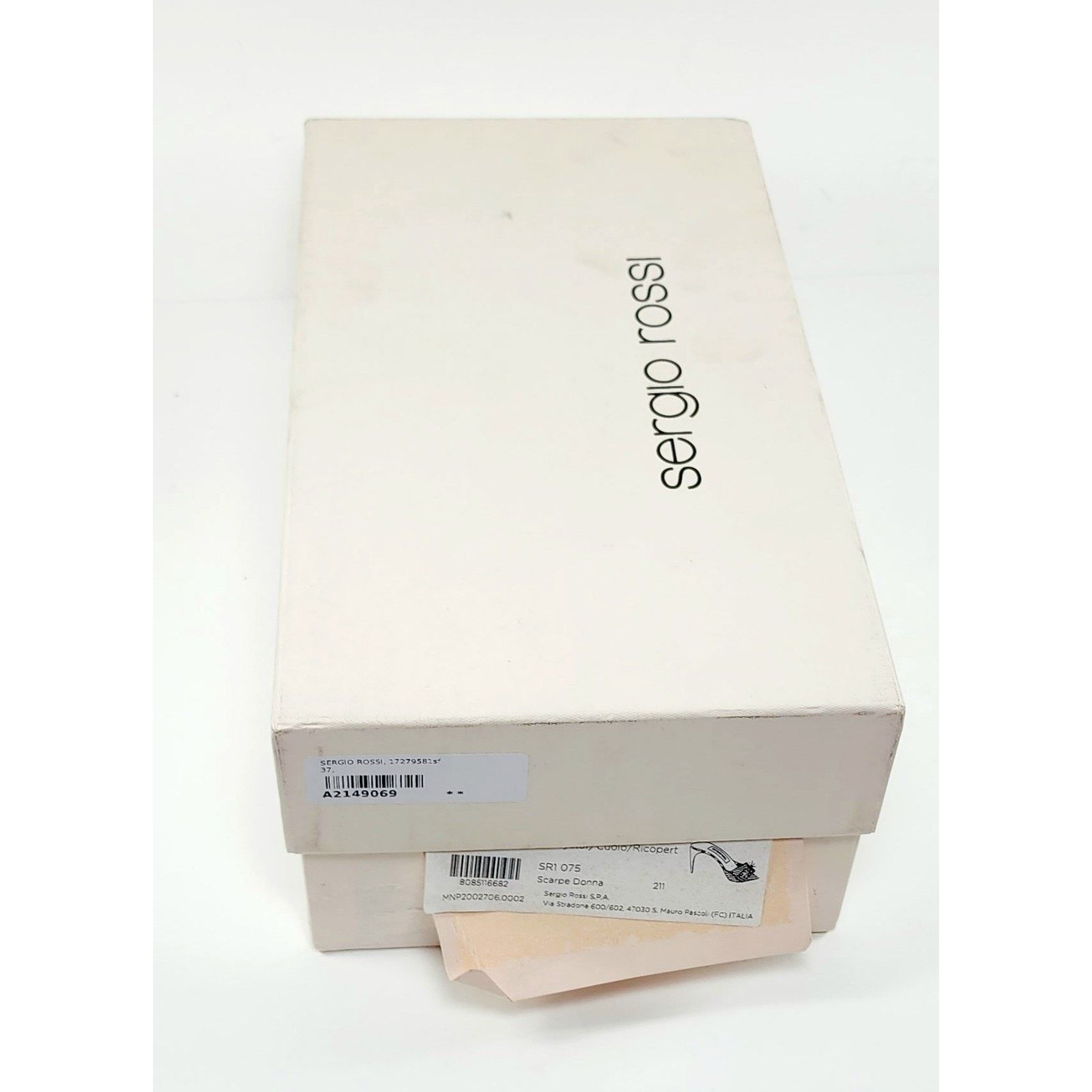 Sergio Rossi SERGIO ROSSI Mule US7 UK4 EU37 Mesh Rhinestone Made in Italy Size US 7 / IT 37 - 10 Thumbnail