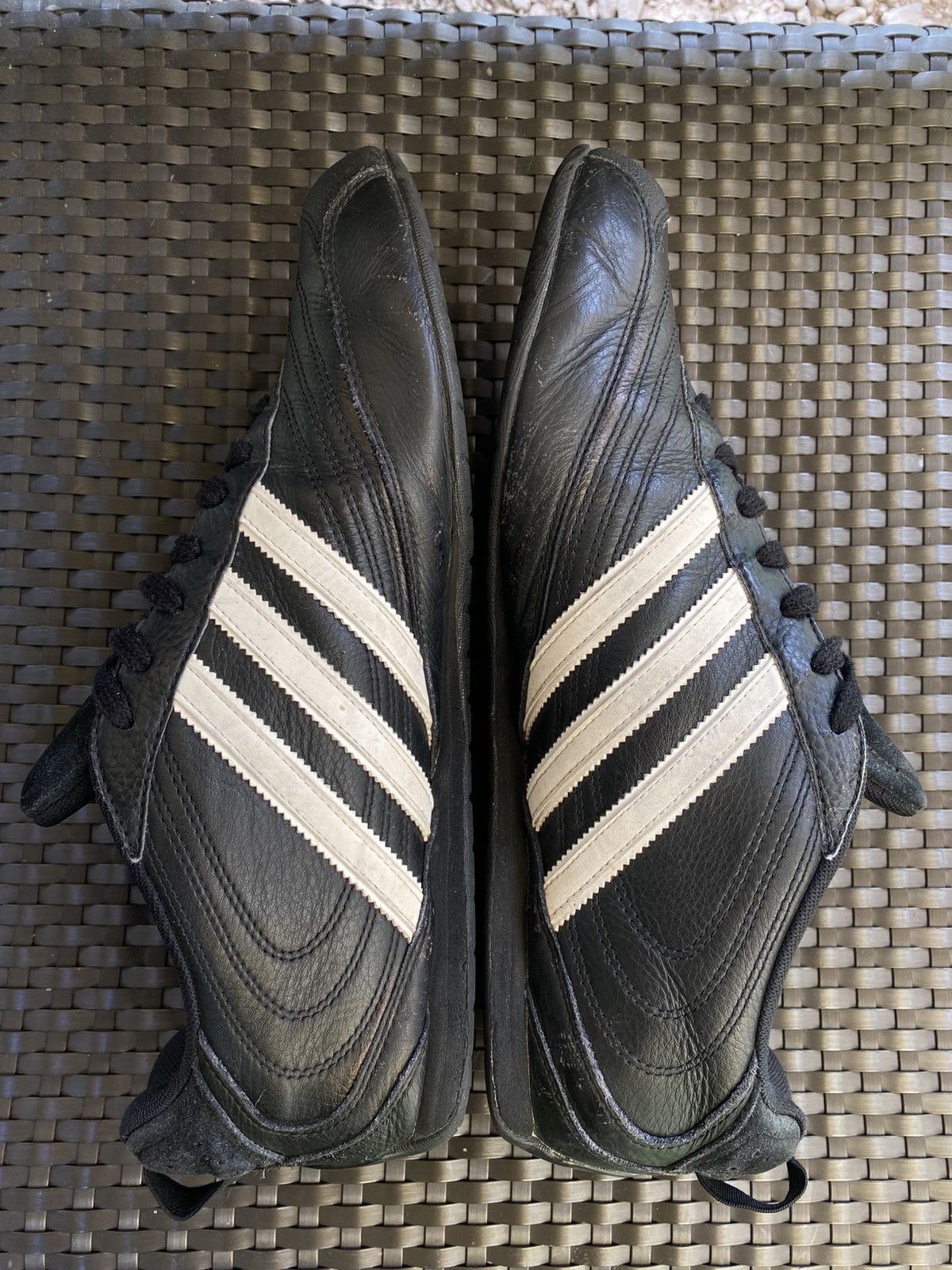 Adidas Adidas Goodyear Leather Sneakers Y2K Taekwondo Size US 11.5 / EU 44-45 - 4 Thumbnail
