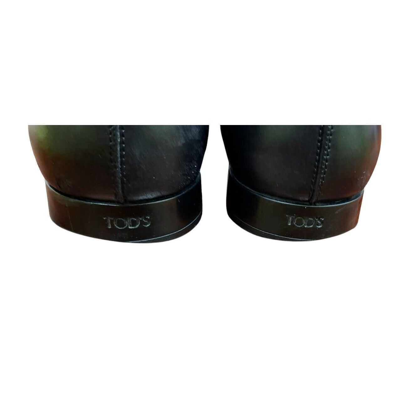 Tod's Tod's Black Leather Slip On Penny Loafers Dress Shoes Size US 10 / EU 43 - 9 Thumbnail