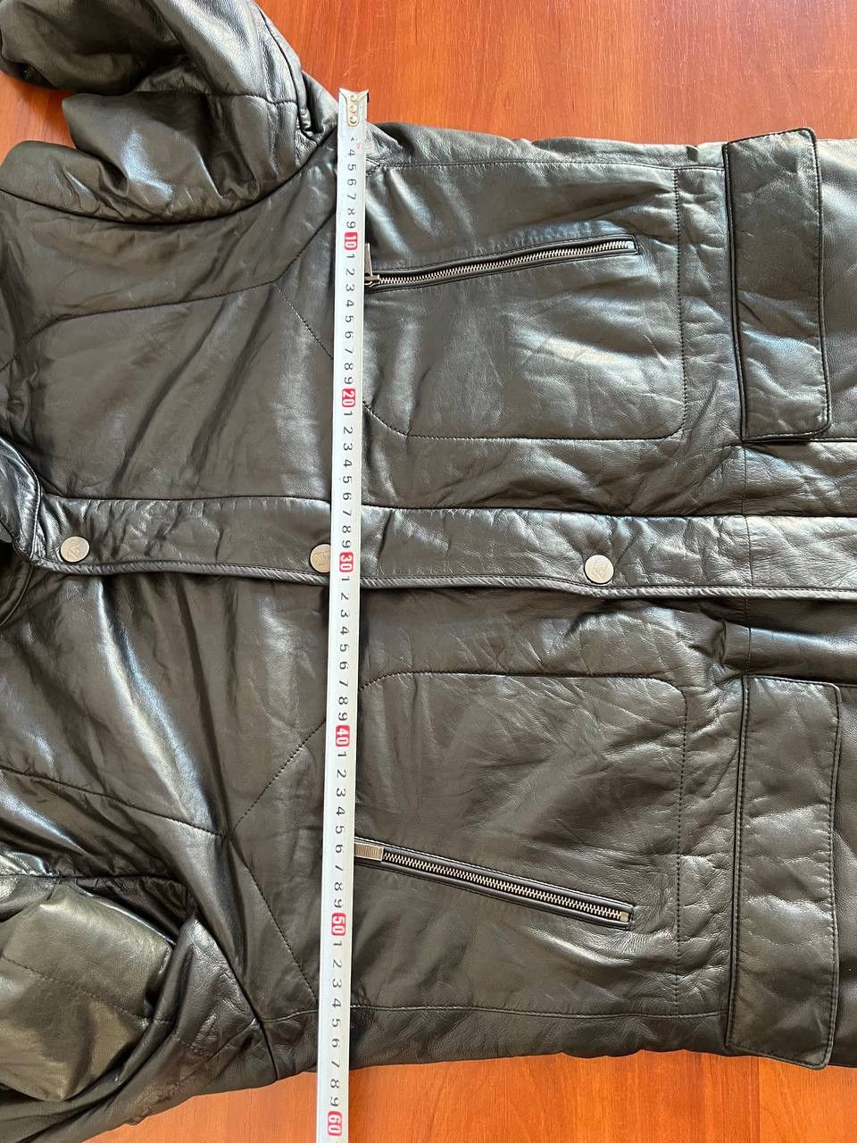 Ermenegildo Zegna ZEGNA SPORT CLASSIC BRUTAL MULTI-POCKET LEATHER JACKET COAT Size US L / EU 52-54 / 3 - 21 Thumbnail