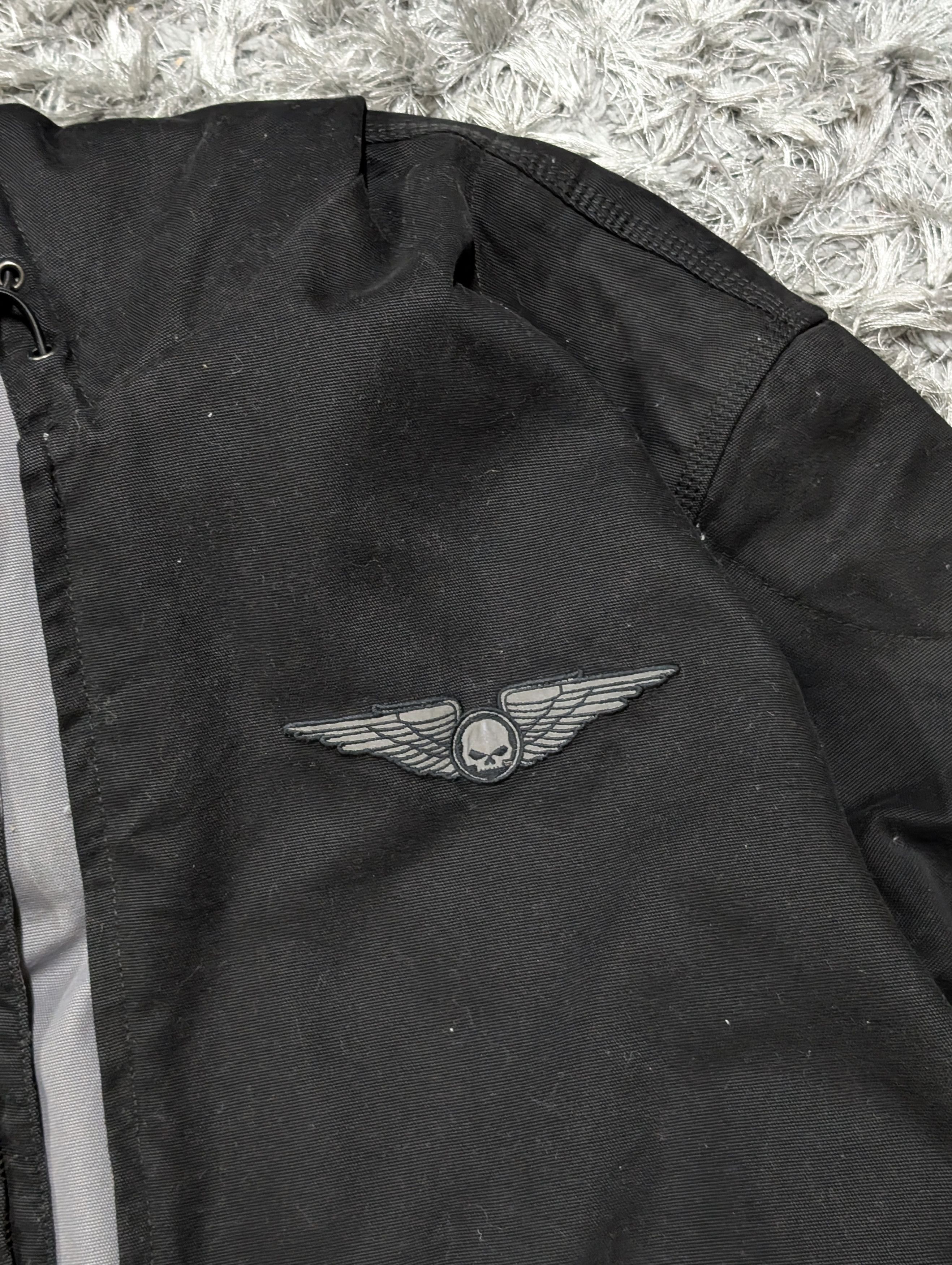 Harley Davidson Vintage Harley-Davidson Reversible Reflector Jacket Hoodie Size US XL / EU 56 / 4 - 3 Thumbnail
