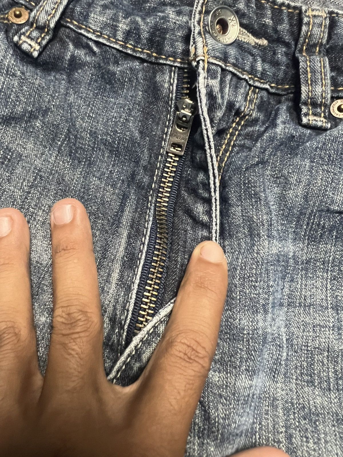 X2 X2 Denim Laboratory Men's Straight Leg Jeans (43) Size US 32 / EU 48 - 7 Thumbnail