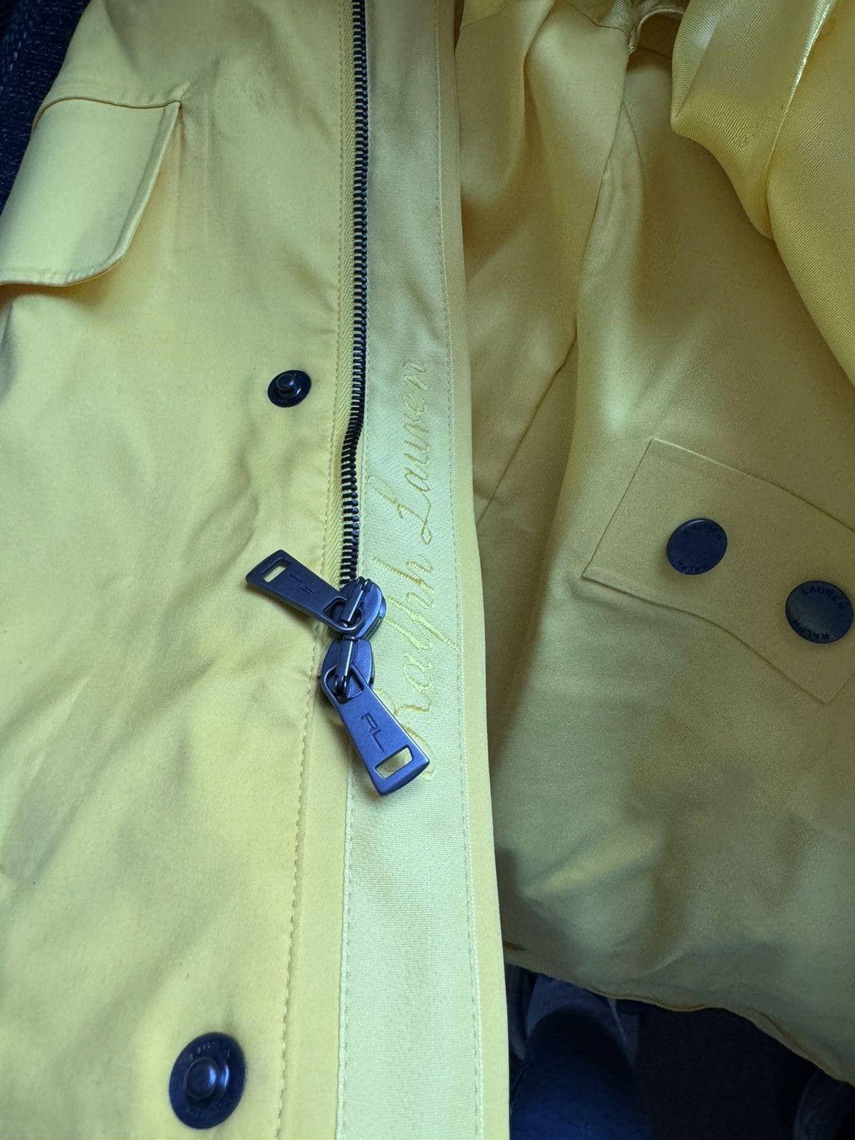 Ralph Lauren Rare Ralph Lauren raincoat Fisherman style hood purple Label Size US L / EU 52-54 / 3 - 9 Thumbnail