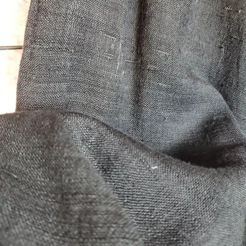 Kenzo KENZO Summer Dark Gray Silk Casual Pants . Size 23" - 9 Thumbnail