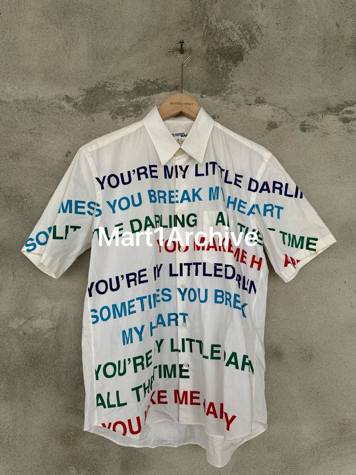 Junya Watanabe Junya Watanabe Comme Des Garçons 02SS Poem Shirt Size US S / EU 44-46 / 1 - 1 Thumbnail