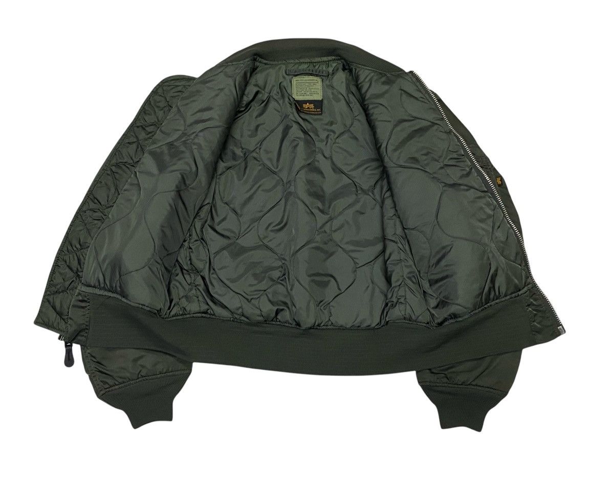 Alpha Industries Vintage Alpha Industries MA-1 Bomber Jacket Size US S / EU 44-46 / 1 - 6 Thumbnail