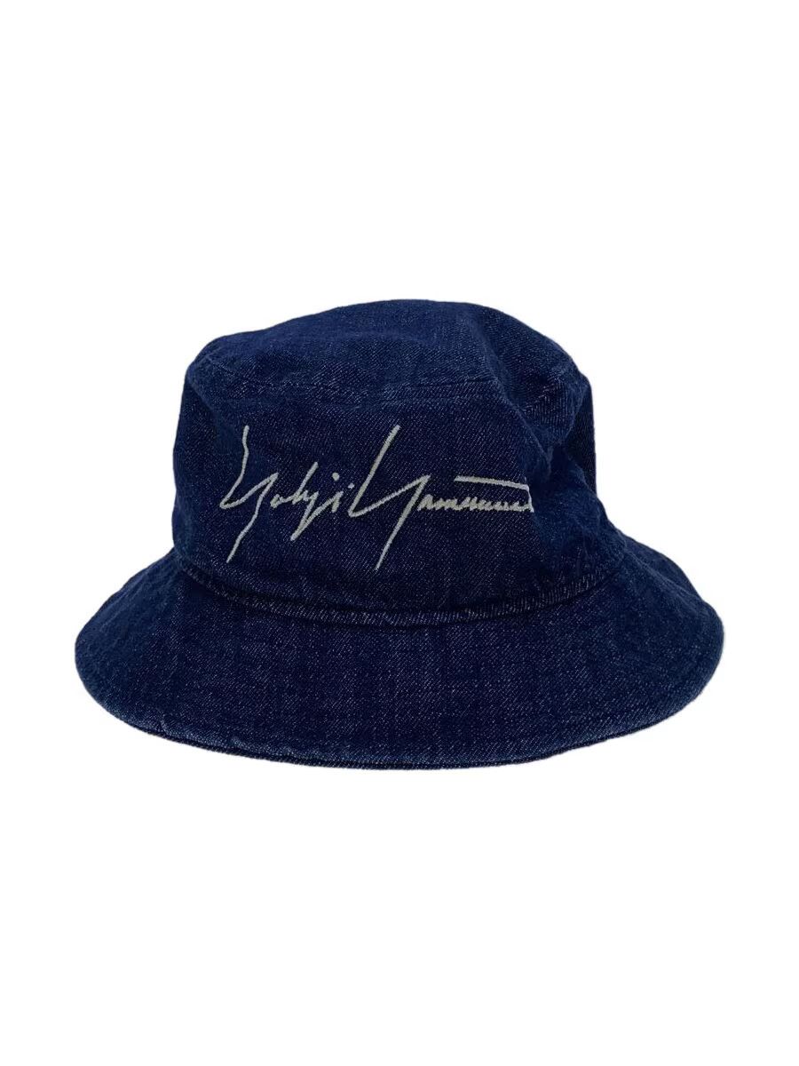 New Era × Yohji Yamamoto Embroidered Logo Denim Bucket Hat Size ONE SIZE - 1 Thumbnail