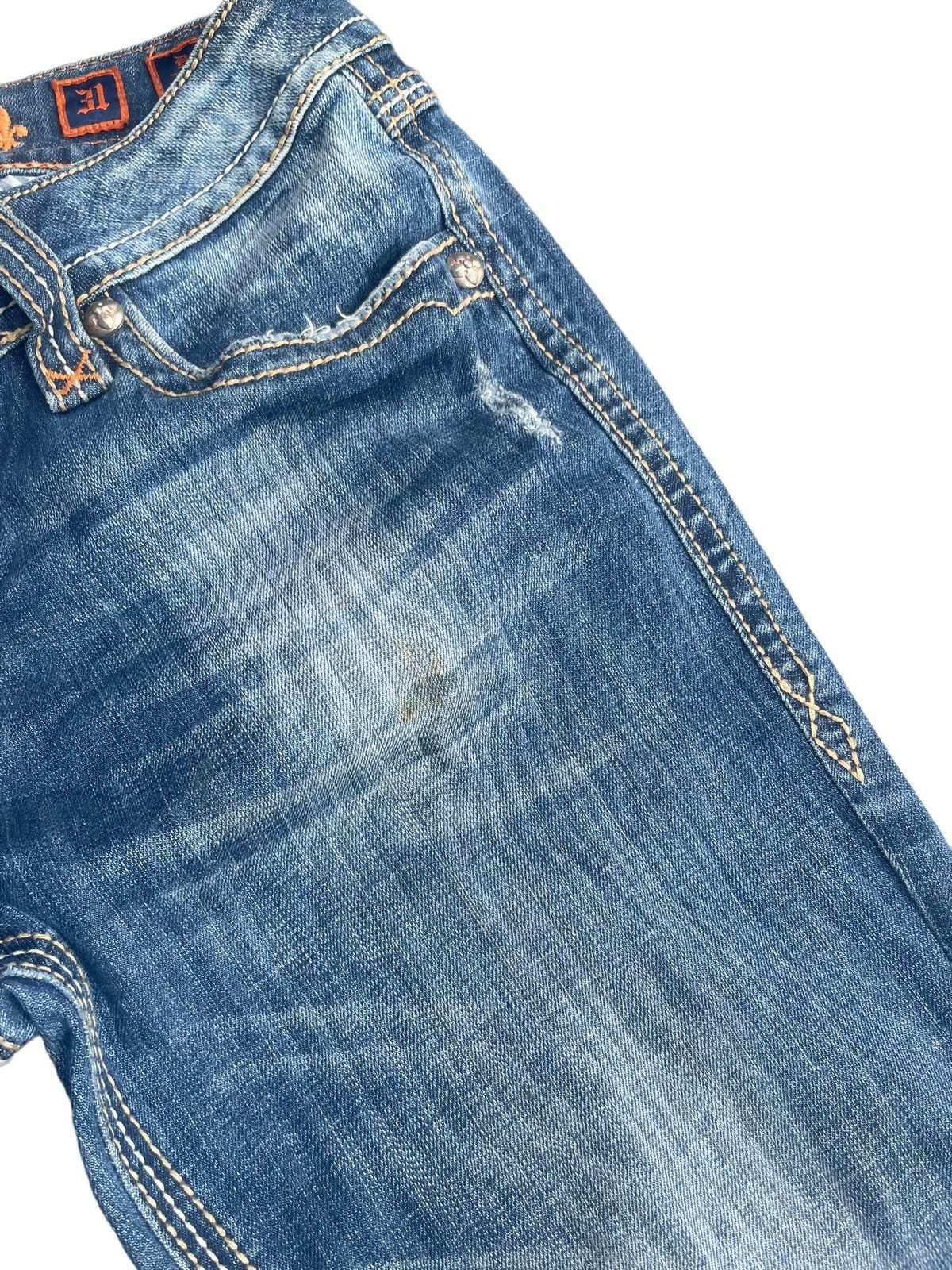 Rock Revival Rock Revival Debbie Straight Distresed Denim Size US 34 / EU 50 - 6 Thumbnail