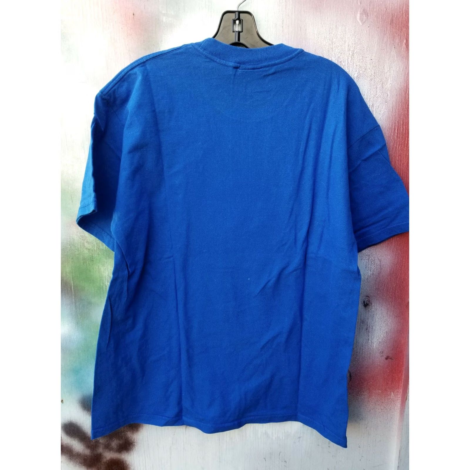 Vintage VINTAGE Mighty Mouse Viacom Shirt Large Men Blue 90s T-Shirt Short Sleeve M&O Knitsك Size US L / EU 52-54 / 3 - 4 Thumbnail