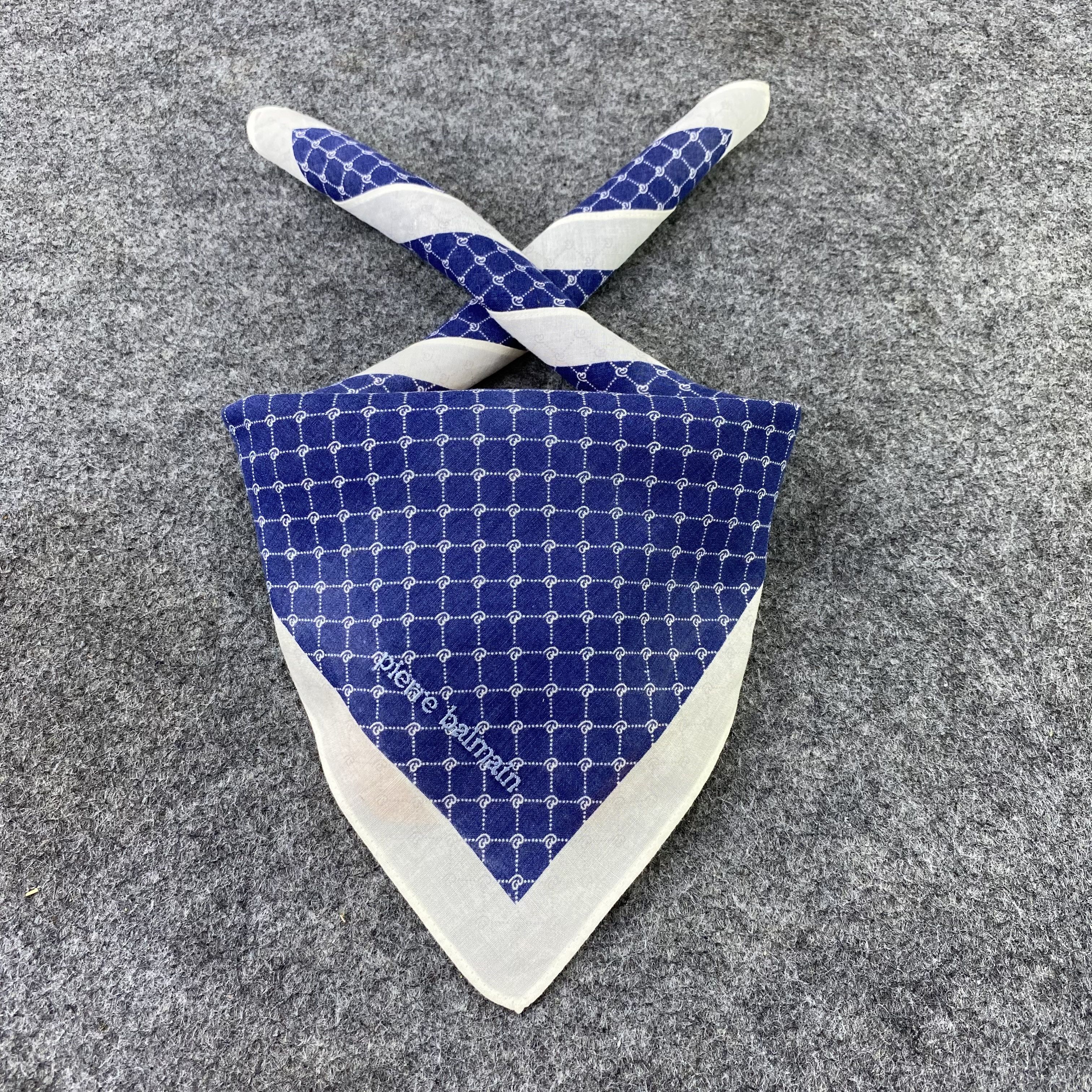 Pierre Balmain Pierre Balmain Handkerchief / Bandana / Neckerchief-B624 Size ONE SIZE - 2 Thumbnail