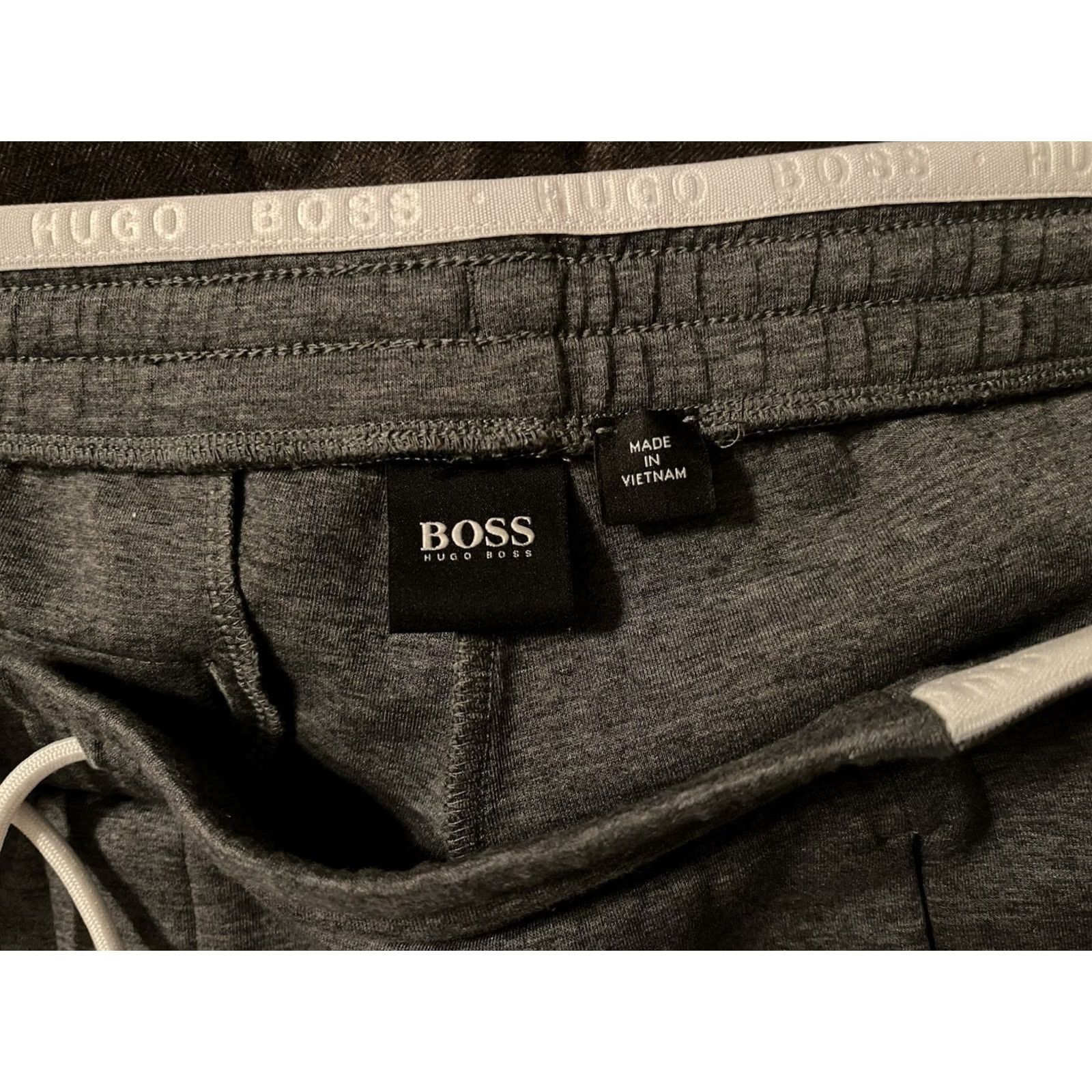 Hugo Boss HUGO BOSS Hadiko 1 Gray Orange Athletic Sweat Pants Gym Joggers Men's 2XL XXL Size US 39 - 4 Thumbnail