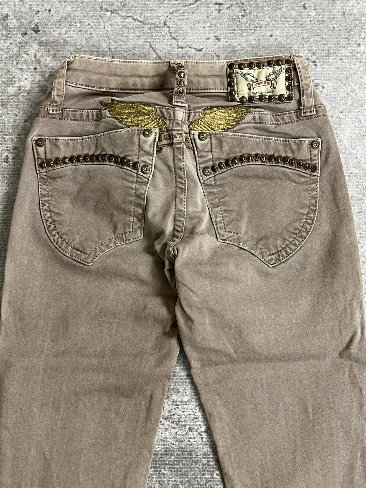 Robins Jeans Robins Jean Wings Studded Jeans Size 23" - 3 Thumbnail