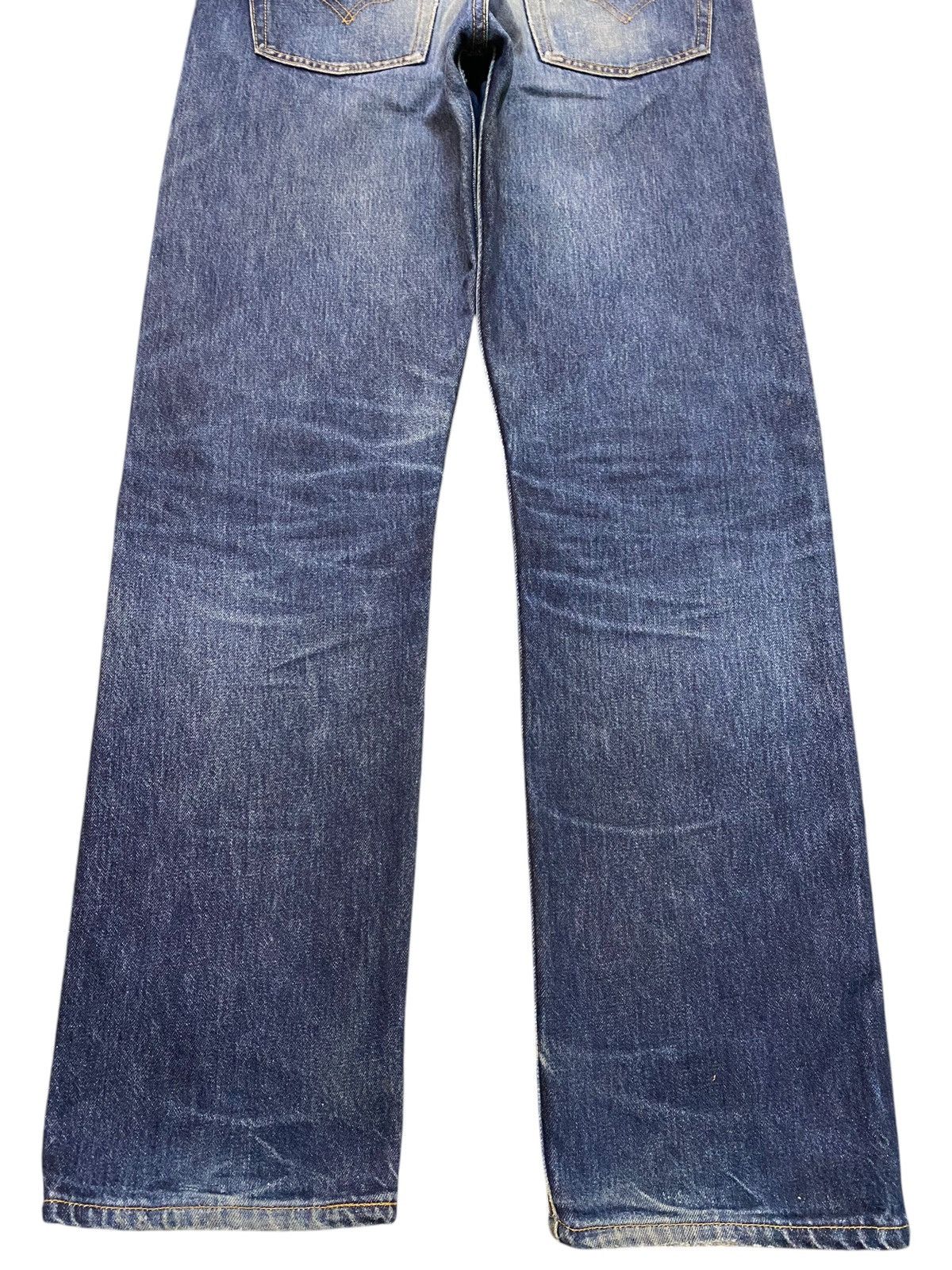 Levi's Vintage Clothing Vintage Japan Levis501 Y2K Blue Wash Distressed Loose Jeans Size US 31 - 6 Thumbnail