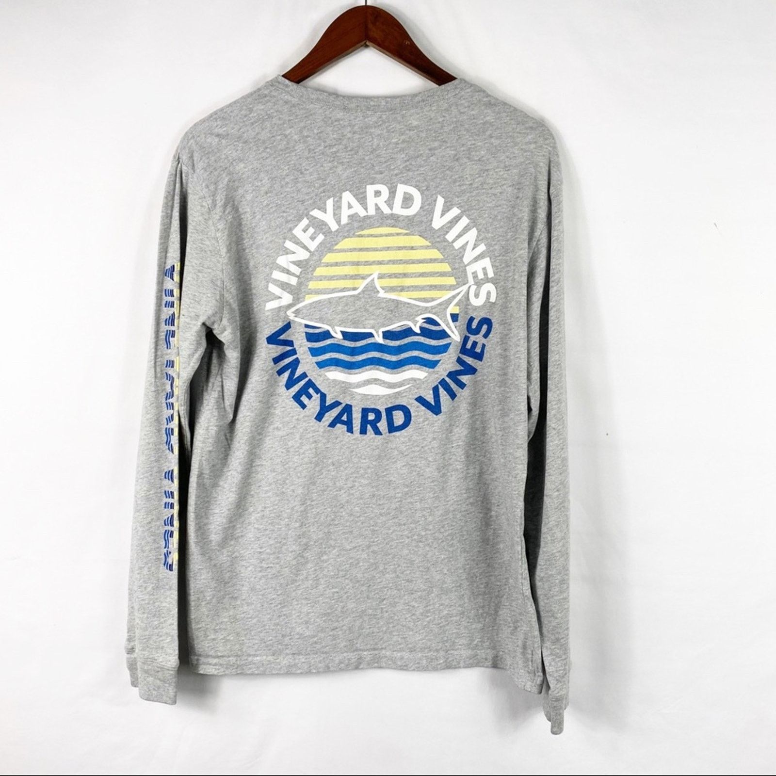 Vineyard Vines VINEYARD VINES Gray Long Sleeve Tee - S Size S / US 4 / IT 40 - 4 Thumbnail