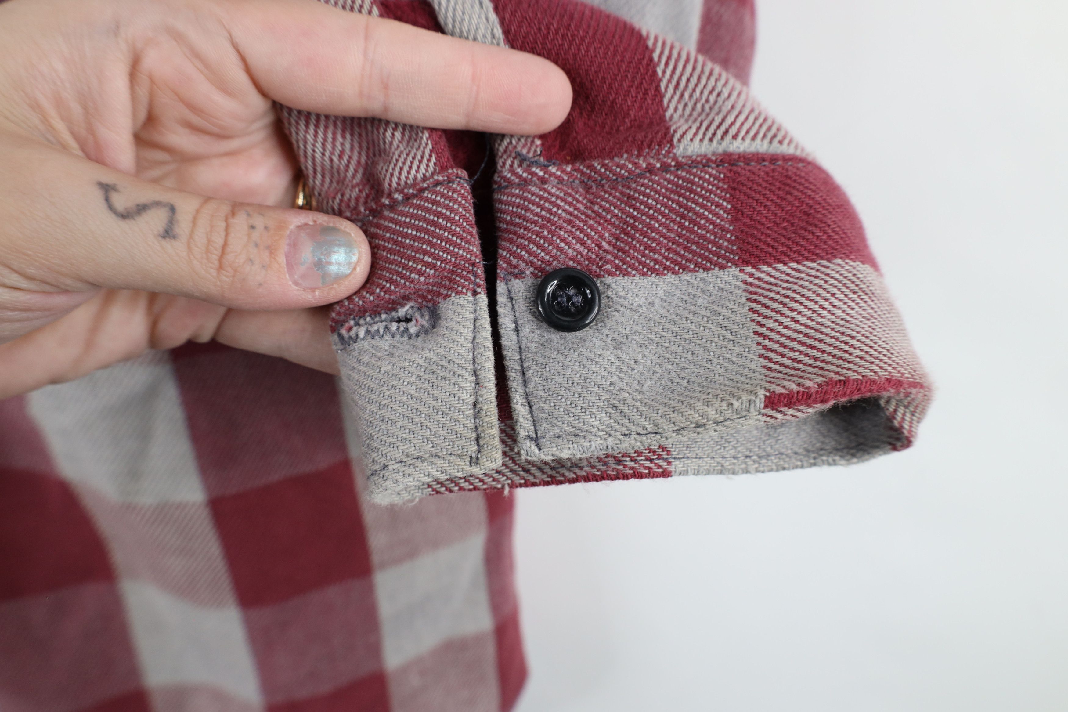 FiveBrother × Vintage Vintage 70s Five Brother Flannel Collared Button Shirt USA Size US M / EU 48-50 / 2 - 9 Thumbnail