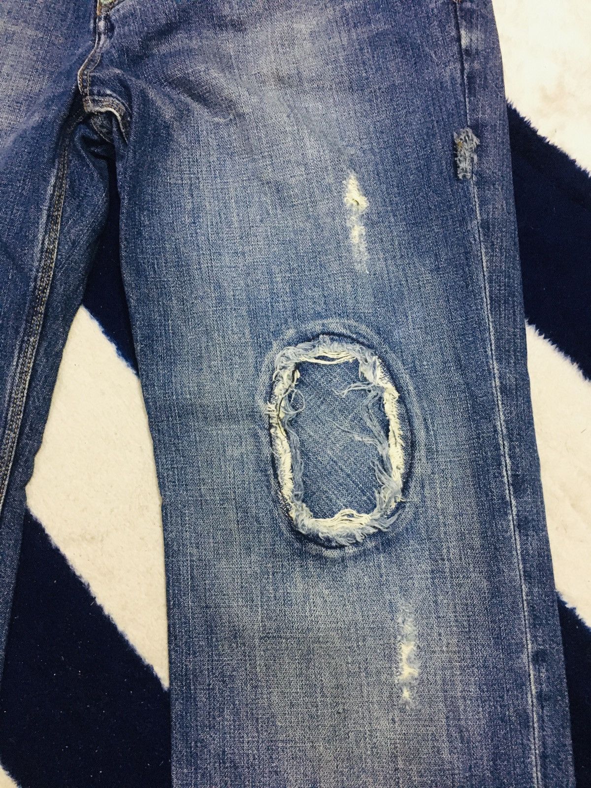 Jean × The Unbranded Brand Unbranded Nice Design Jeans (18) Size US 34 / EU 50 - 7 Thumbnail