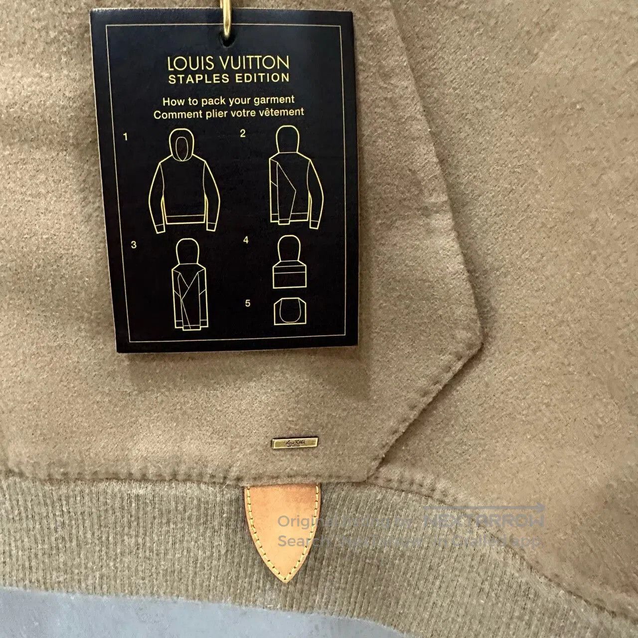 Louis Vuitton Cashmere Tag Hoodie.