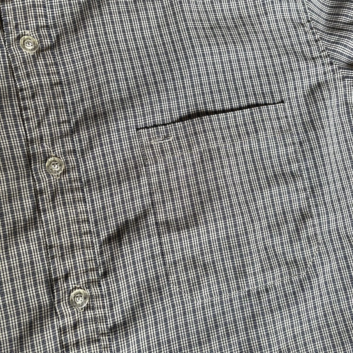 Billabong Vintage Billabong Skater Grey Navy Paid S/S Button Up Shirt Size US M / EU 48-50 / 2 - 5 Thumbnail