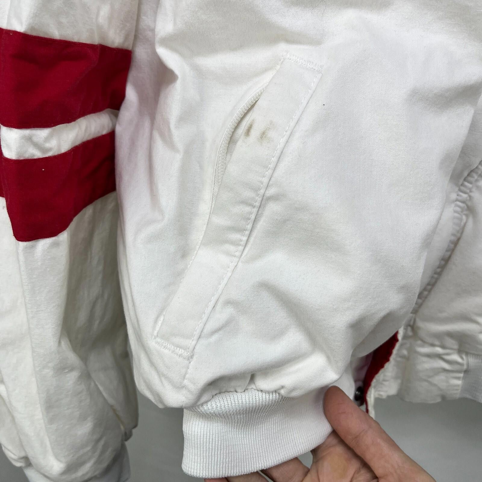 Swingster Vintage 90s Winston Racing Team Zip Up Jacket Large NASCAR Size ONE SIZE - 10 Thumbnail