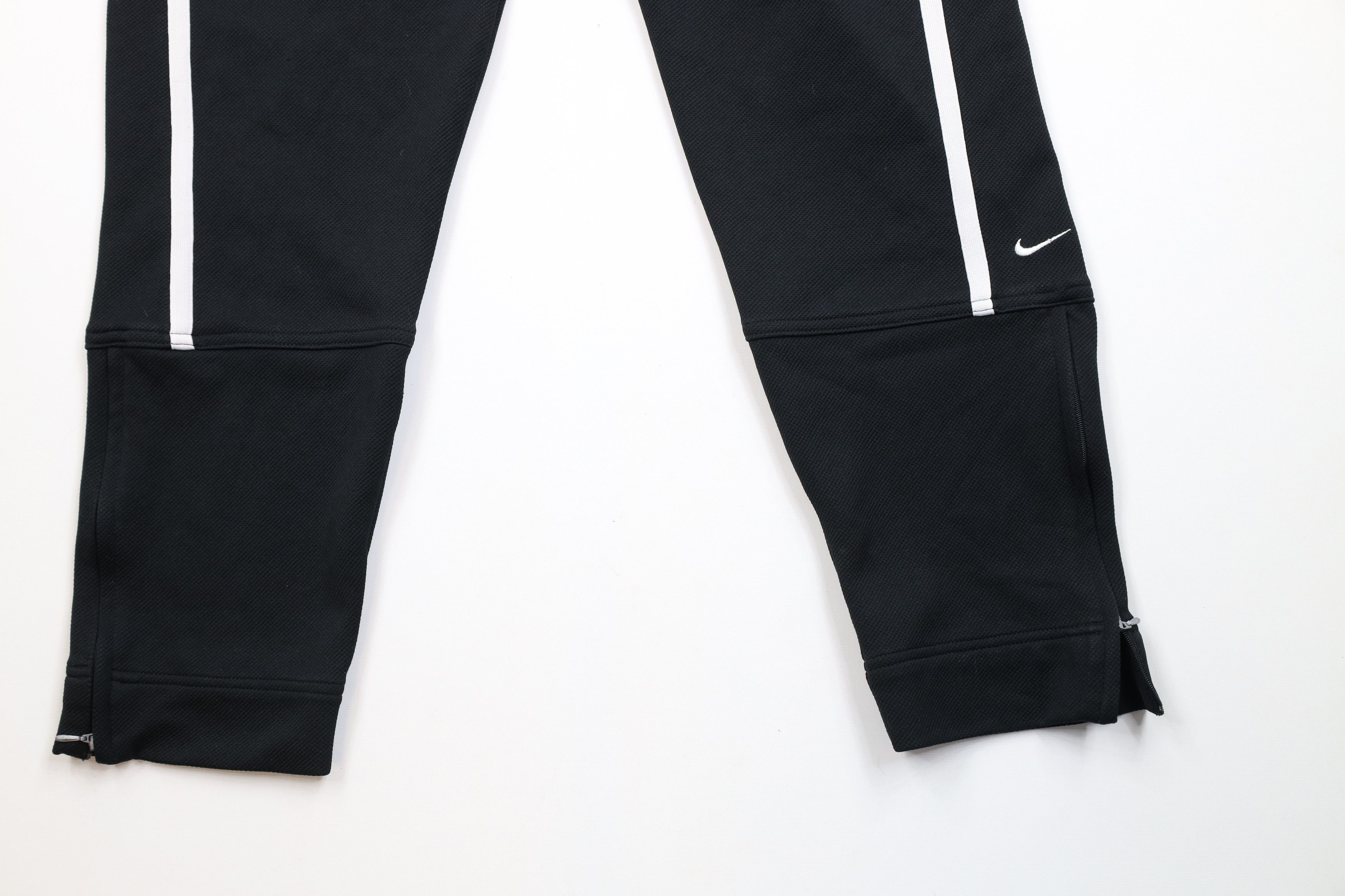 Nike × Vintage Vintage 90s Nike Mini Swoosh Thermal Knit Tapered Sweatpants Size 34" / US 12 / IT 48 - 4 Thumbnail
