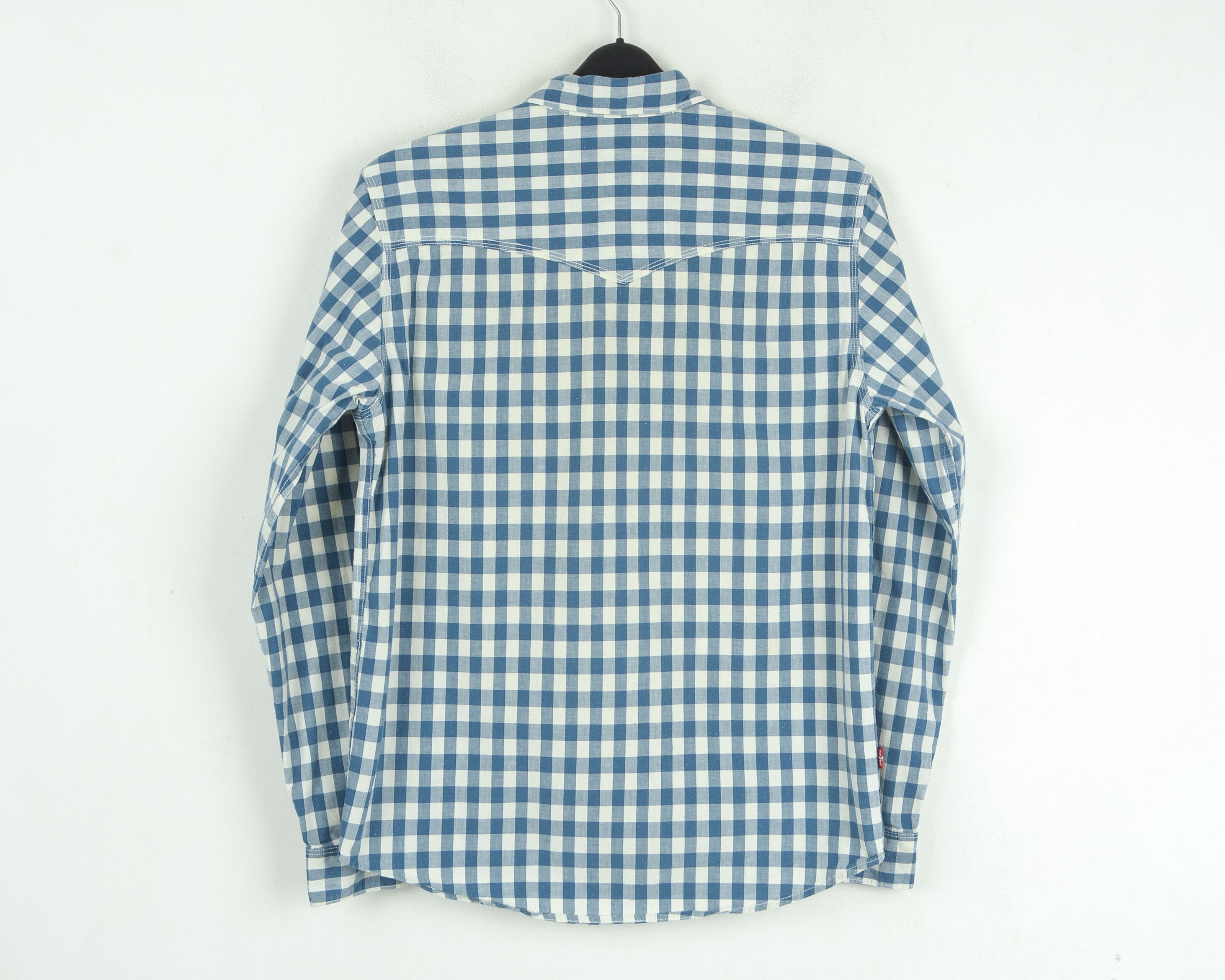 Levi's Casual Shirt Check Plaid Long Sleeve Button Classic Fit Top Size US M / EU 48-50 / 2 - 5 Thumbnail