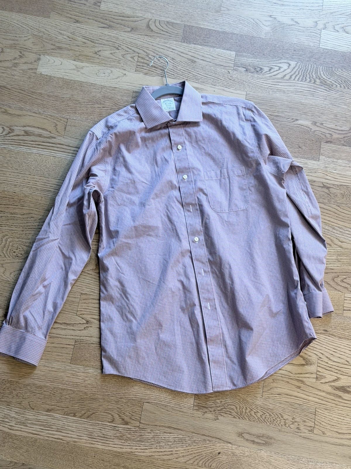 Brooks Brothers Men’s Druss Button Down Spread Collar Size US L / EU 52-54 / 3 - 1 Thumbnail