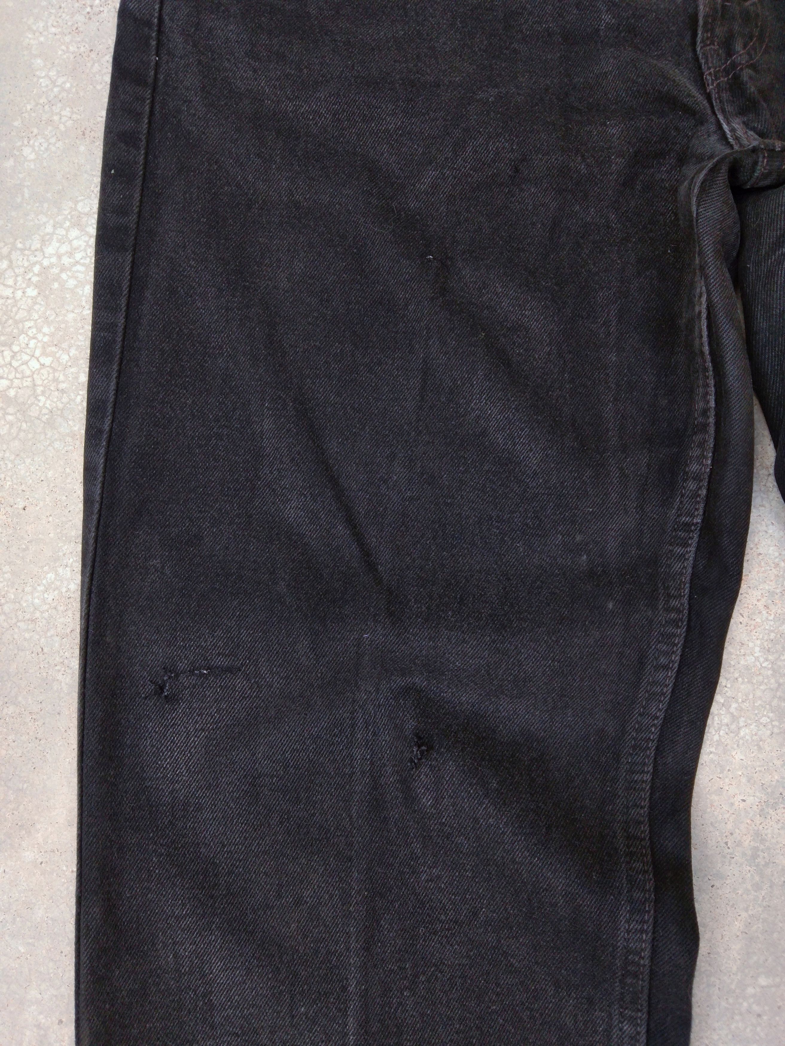 Levi's Vintage Levi's Jeans 550 Relaxed Black Denim 36x31 Size US 36 / EU 52 - 4 Thumbnail