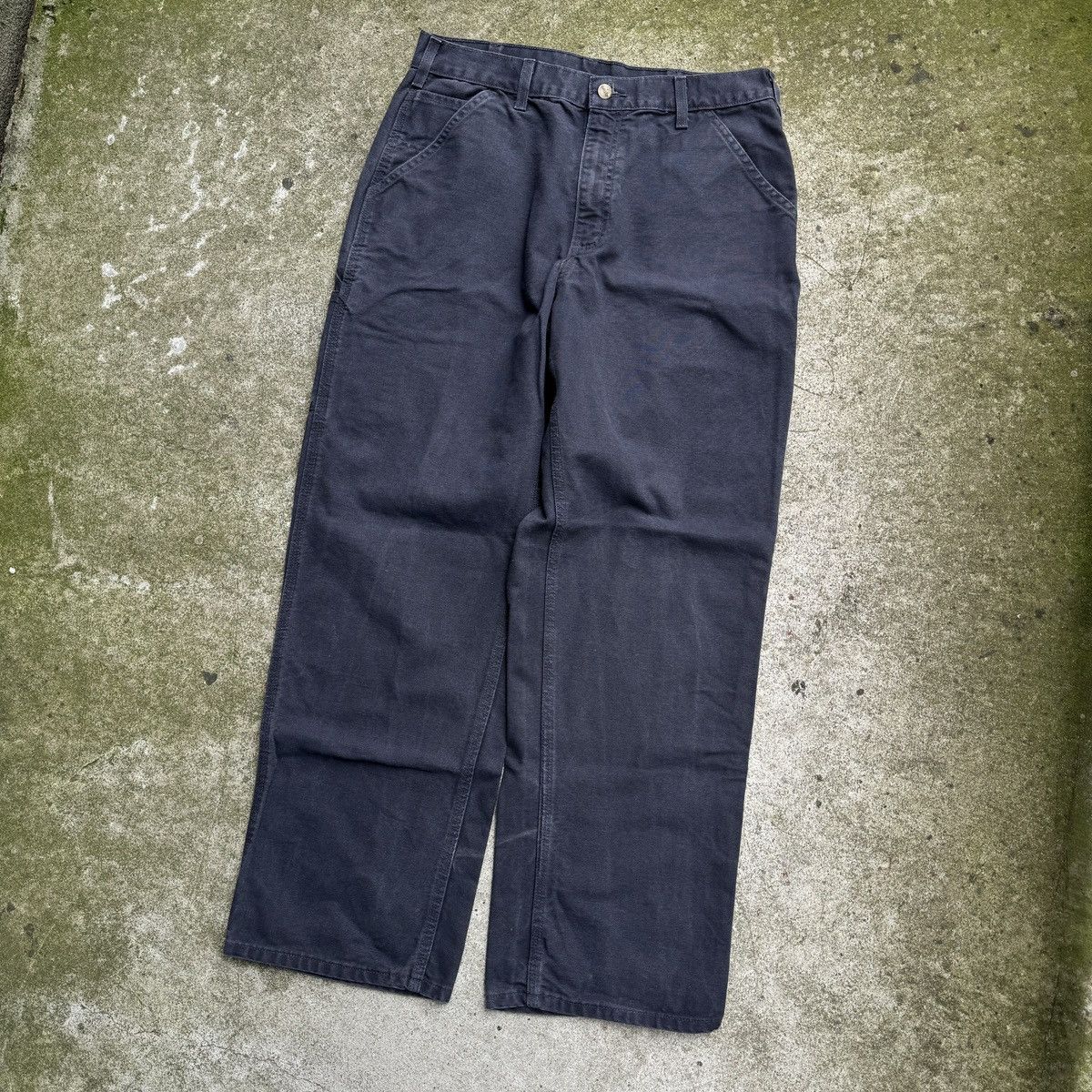 Carhartt × Vintage VINTAGE CARHARTT CARPENTER FADED BAGGY CANVAS WORK PANTS 32 Size US 32 / EU 48 - 5 Thumbnail
