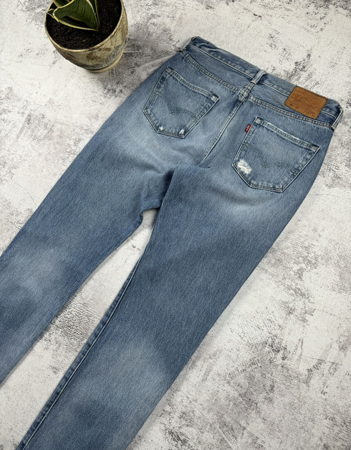 Levi's Vintage Levis 501 Distressed Y2K Avant Garde Pants Jeans Size US 30 / EU 46 - 12 Thumbnail