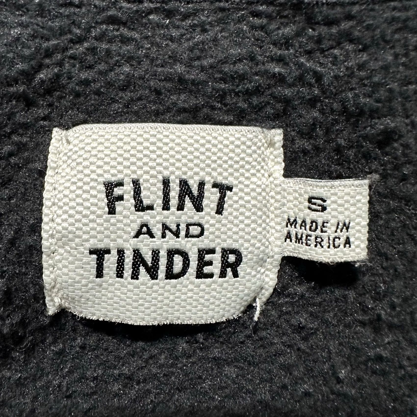 Flint And Tinder Flint And Tinder Hoodie Mens S Black Full Zip Logo Heavyweight EUC Size US S / EU 44-46 / 1 - 4 Thumbnail
