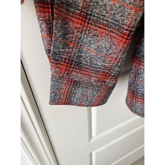 Calvin Klein Calvin Klein Mens Gray & Red Plaid Button-Up Long-Sleeve Shi Size US L / EU 52-54 / 3 - 2 Thumbnail