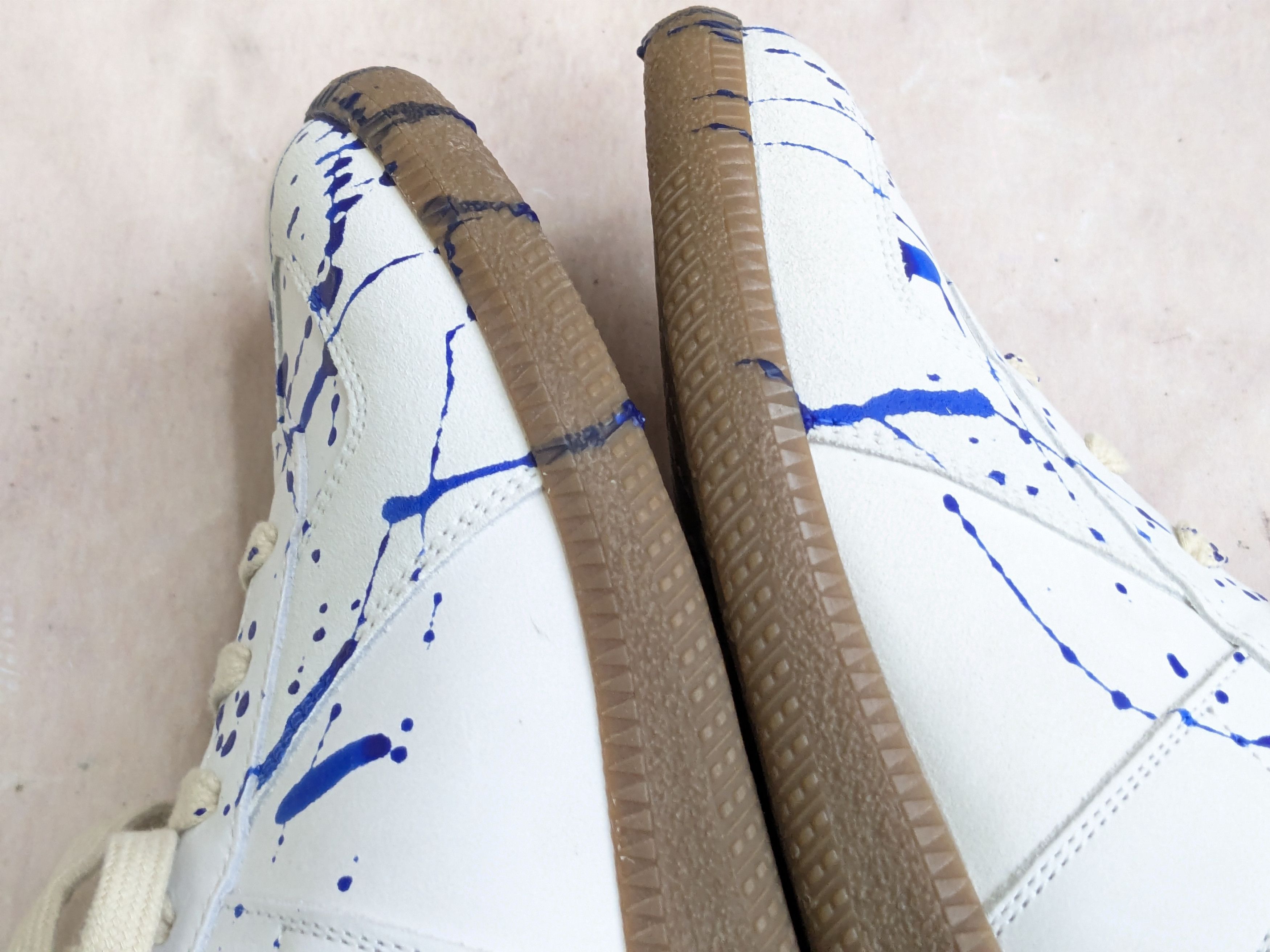 Maison Margiela GAT Replica Paint Splatter Blue 10 43