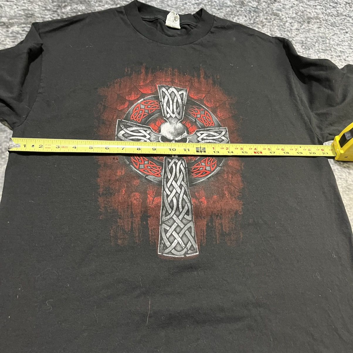 JNCO Vintage Y2K JNCO Style Skull Cross Shirt Longsleeve Grunge Size US L / EU 52-54 / 3 - 10 Thumbnail