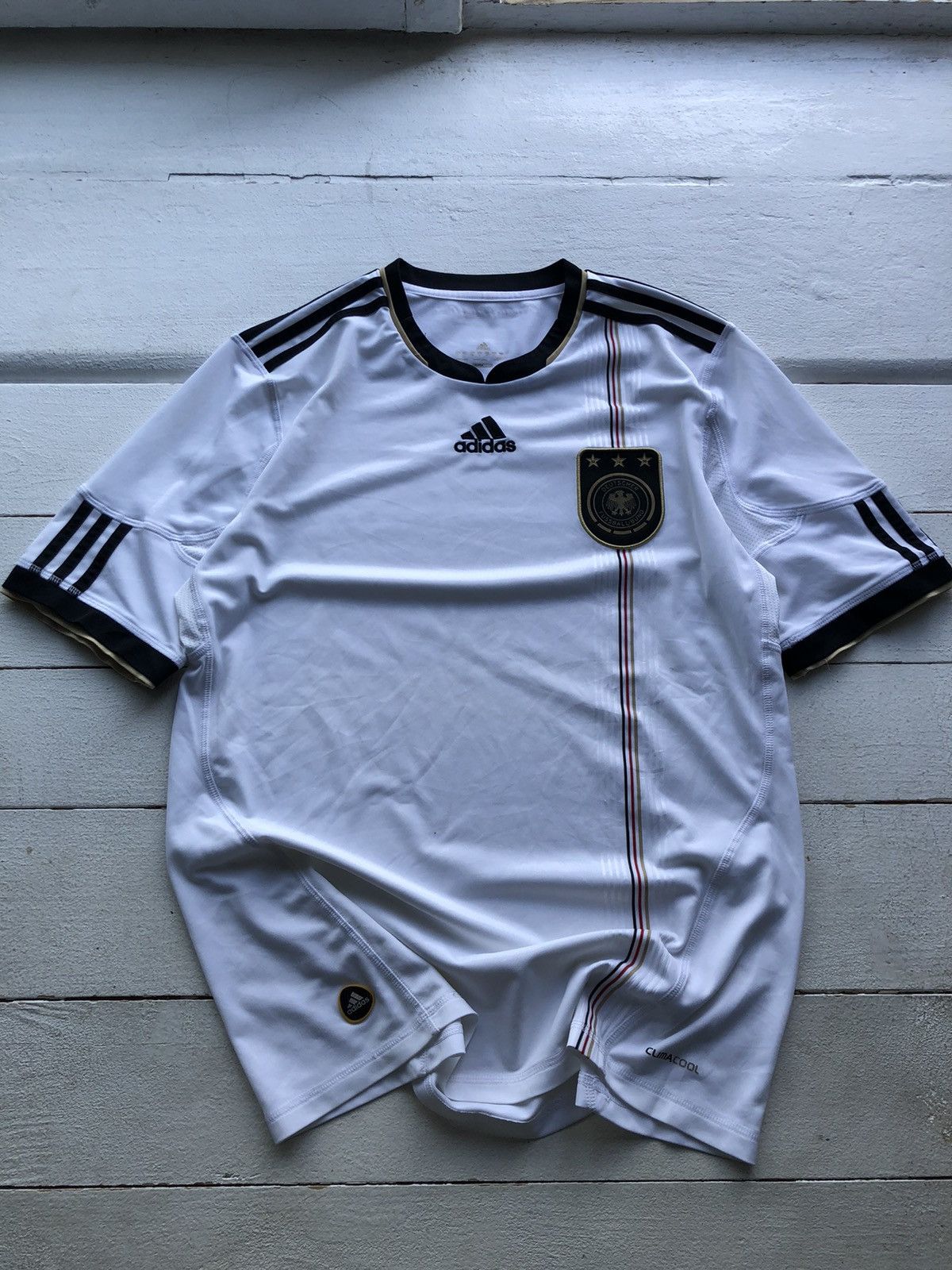 Adidas × Vintage Vintage Adidas Germany T Shirts National Soccer Jersey Vntg Size US M / EU 48-50 / 2 - 1 Thumbnail