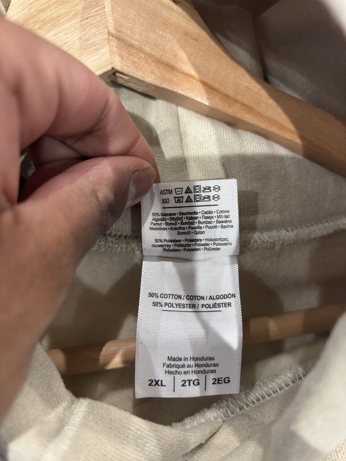 Kanye West Kanye West Saint Pablo Wolves Hoodie Sand Size: XXL Size US XXL / EU 58 / 5 - 6 Thumbnail