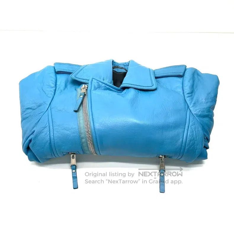 Other Balenciaga Classic Biker Leather Jacket Size US XXS / EU 40 - 3 Thumbnail
