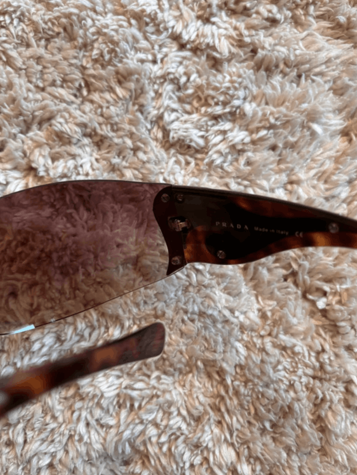 Prada PRADA Sunglasses Flame 2004 Star Mask Fire Chrome Silver Size ONE SIZE - 7 Thumbnail