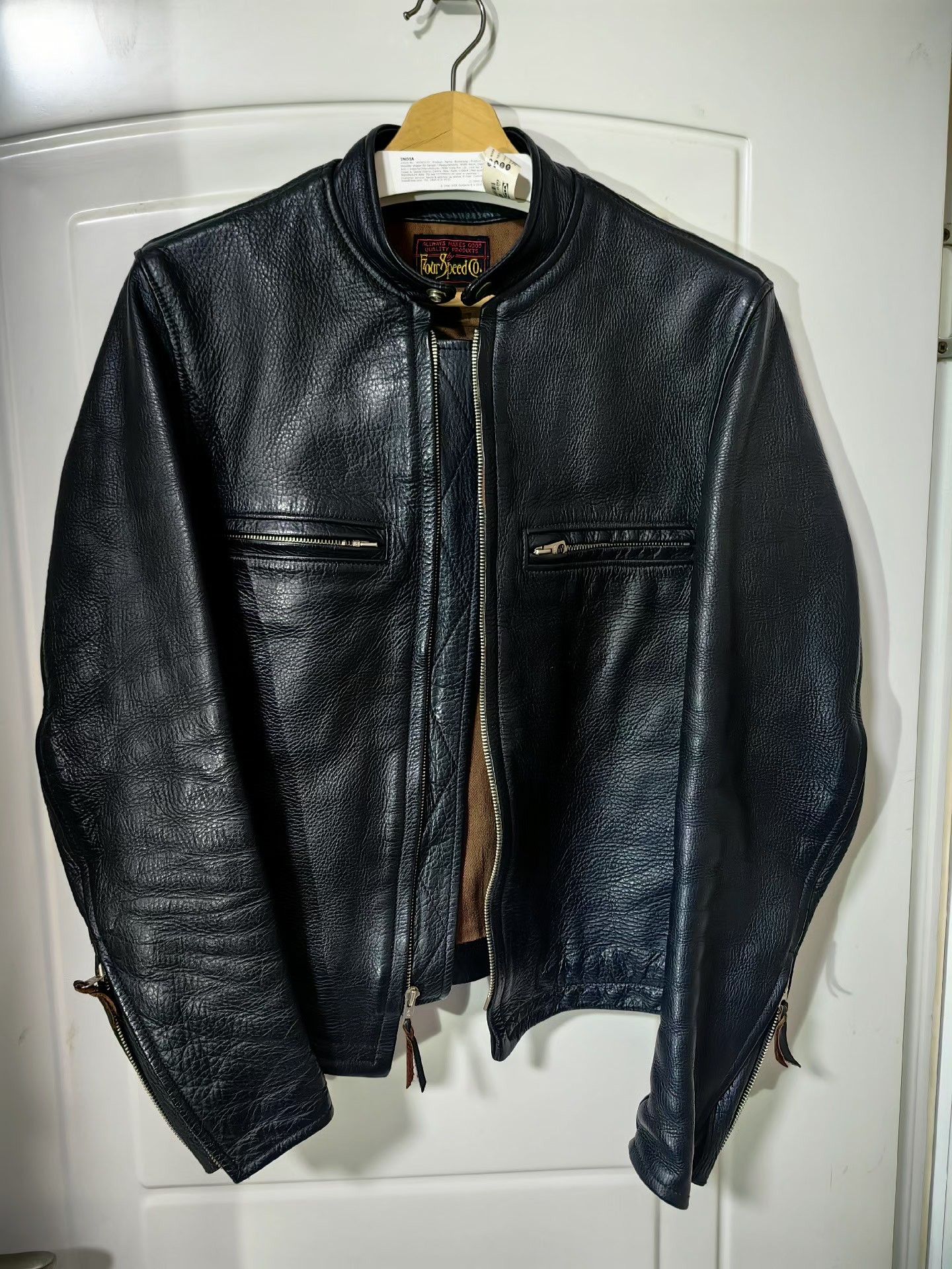 Japanese Brand Four Speed Leather Jacket in Brown Size US M / EU 48-50 / 2 - 1 Thumbnail