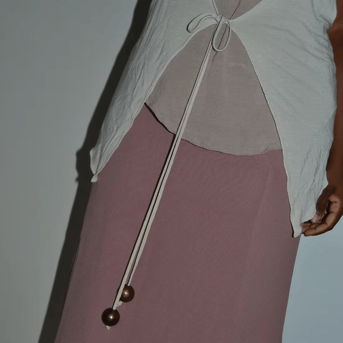 Chloe SS2003 by Phoebe Philo Double-Layered Metal Tassel Top Size S / US 4 / IT 40 - 2 Thumbnail