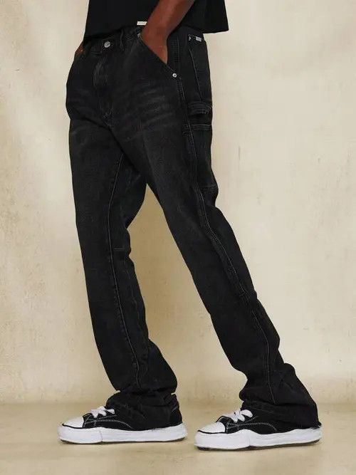 Japanese Brand Wakiko x Akira Stacked Workwear Skinny Jeans Size US 32 / EU 48 - 6 Thumbnail