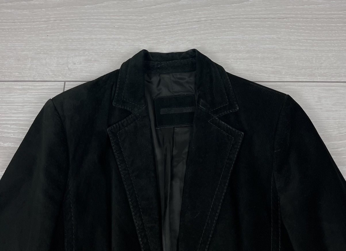 Bally Bally Vintage Black Suede Leather Avante Garde Jacket Size M / US 6-8 / IT 42-44 - 7 Thumbnail