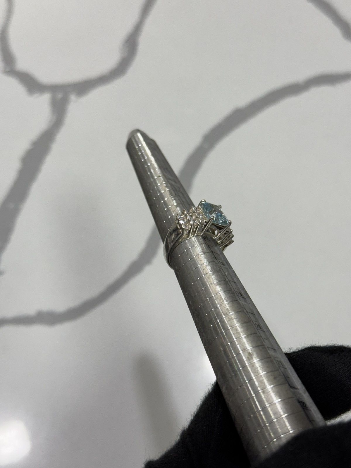 Jewelry Fessenden & Co. silver ring with aquamarine & topaz gems Size ONE SIZE - 12 Thumbnail