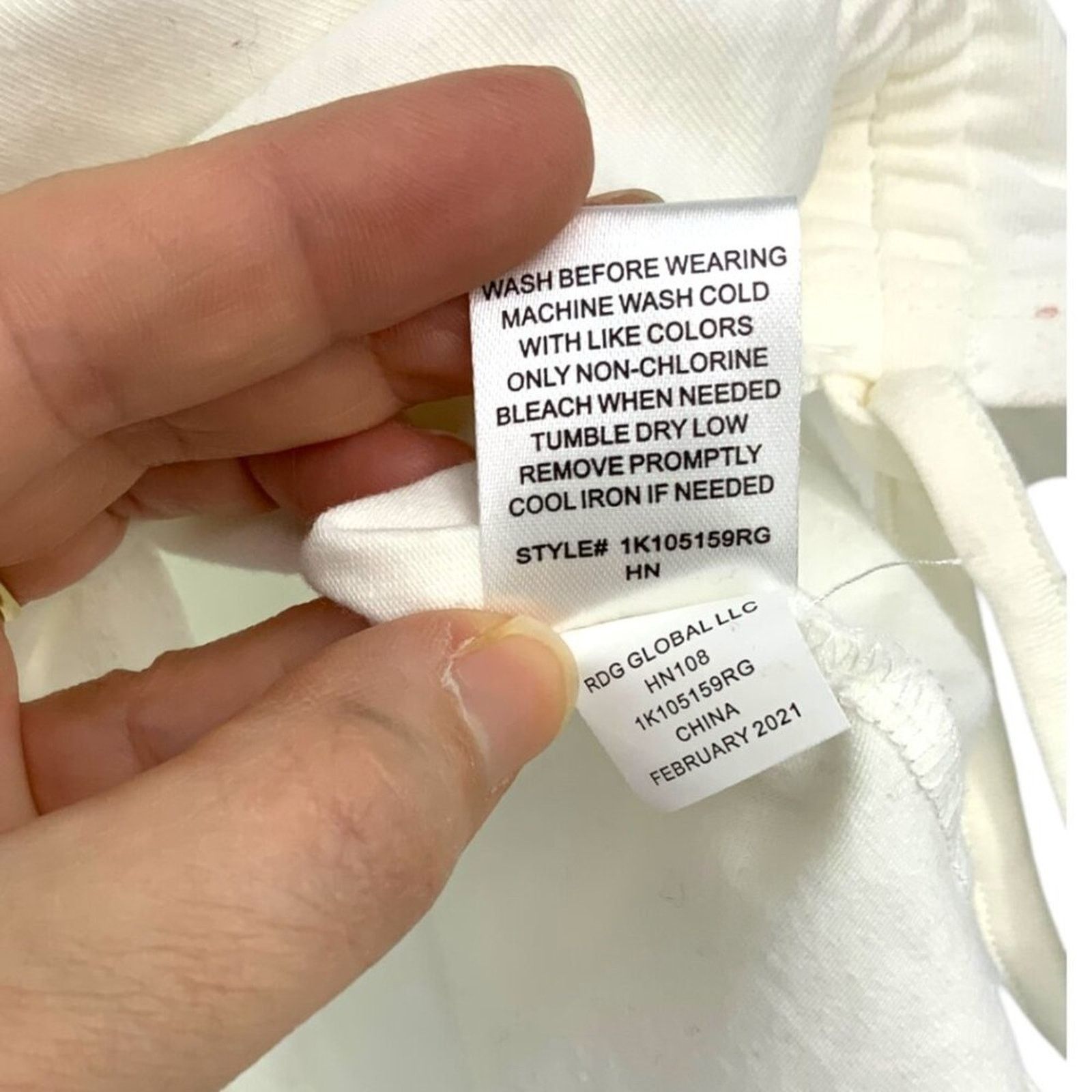 Other Freshman Cinch Front Tank Top White Size Medium NWOT Size M / US 6-8 / IT 42-44 - 6 Thumbnail