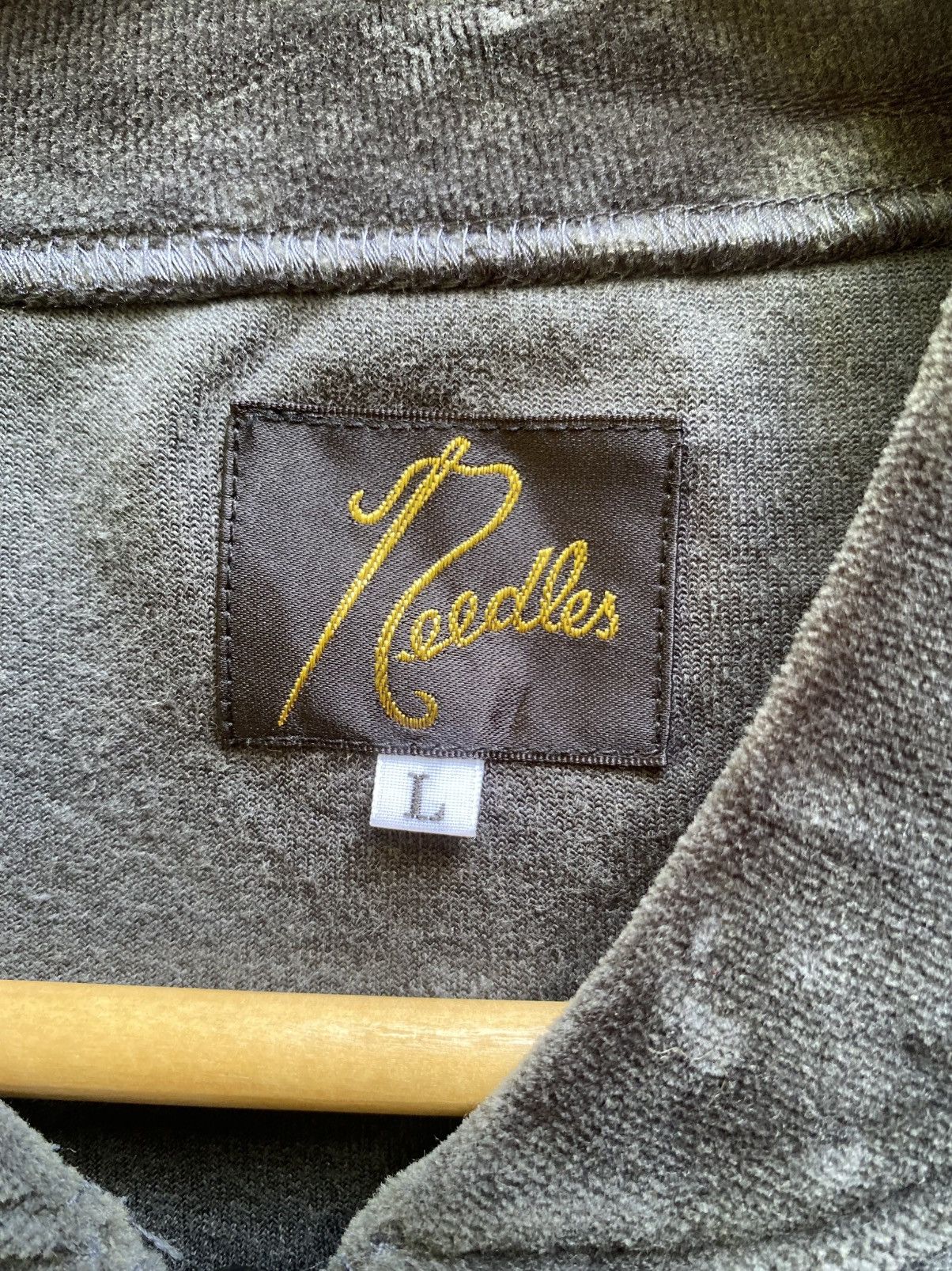 Needles Needles Velour Rib Collar Track Jacket Size US L / EU 52-54 / 3 - 7 Thumbnail