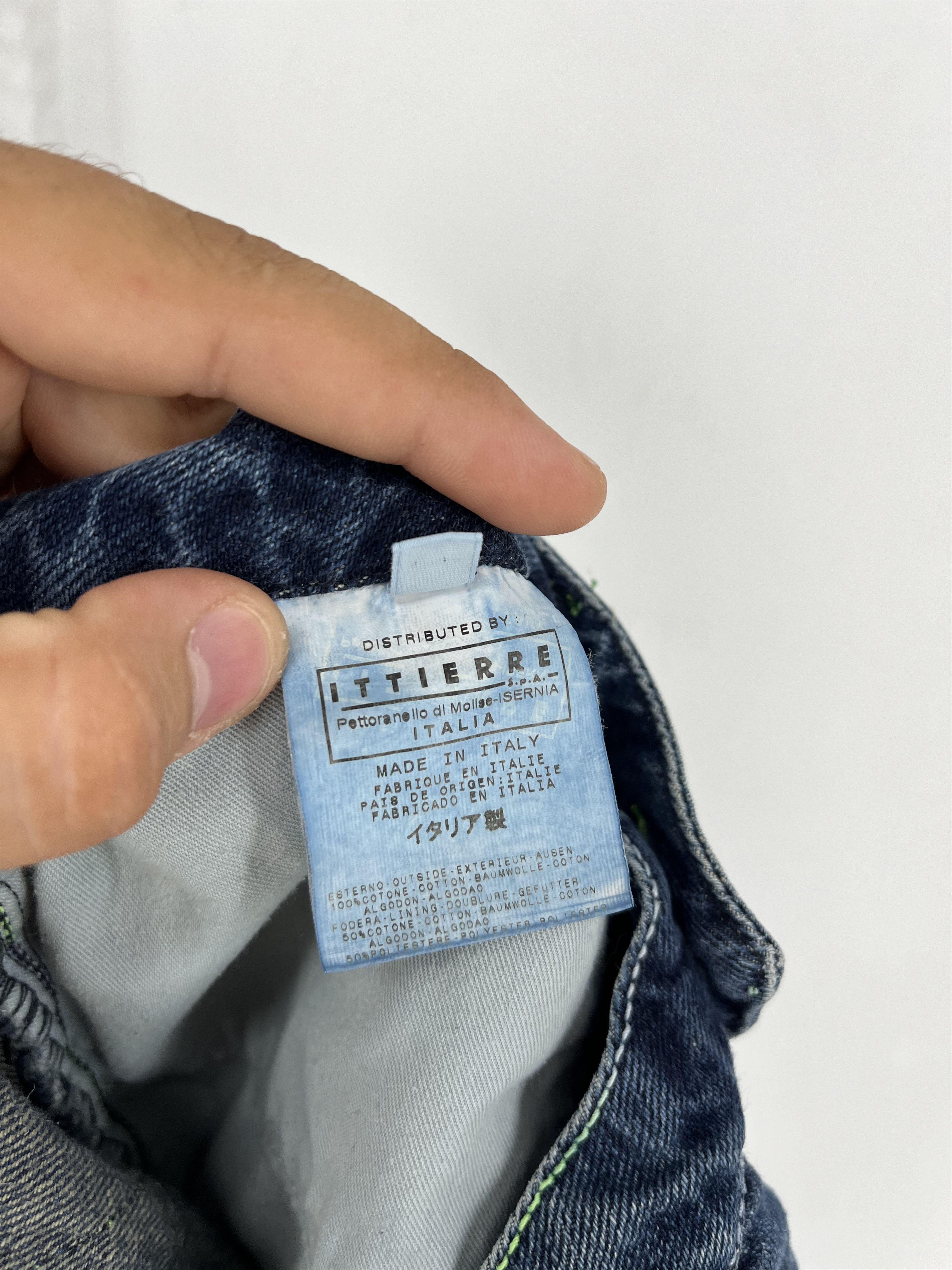 Versace × Versace Jeans Couture Vintage VERSACE JEANS COUTURE Line Low-Rise Y2k Denim Pants Size 26" / US 2 / IT 38 - 10 Thumbnail