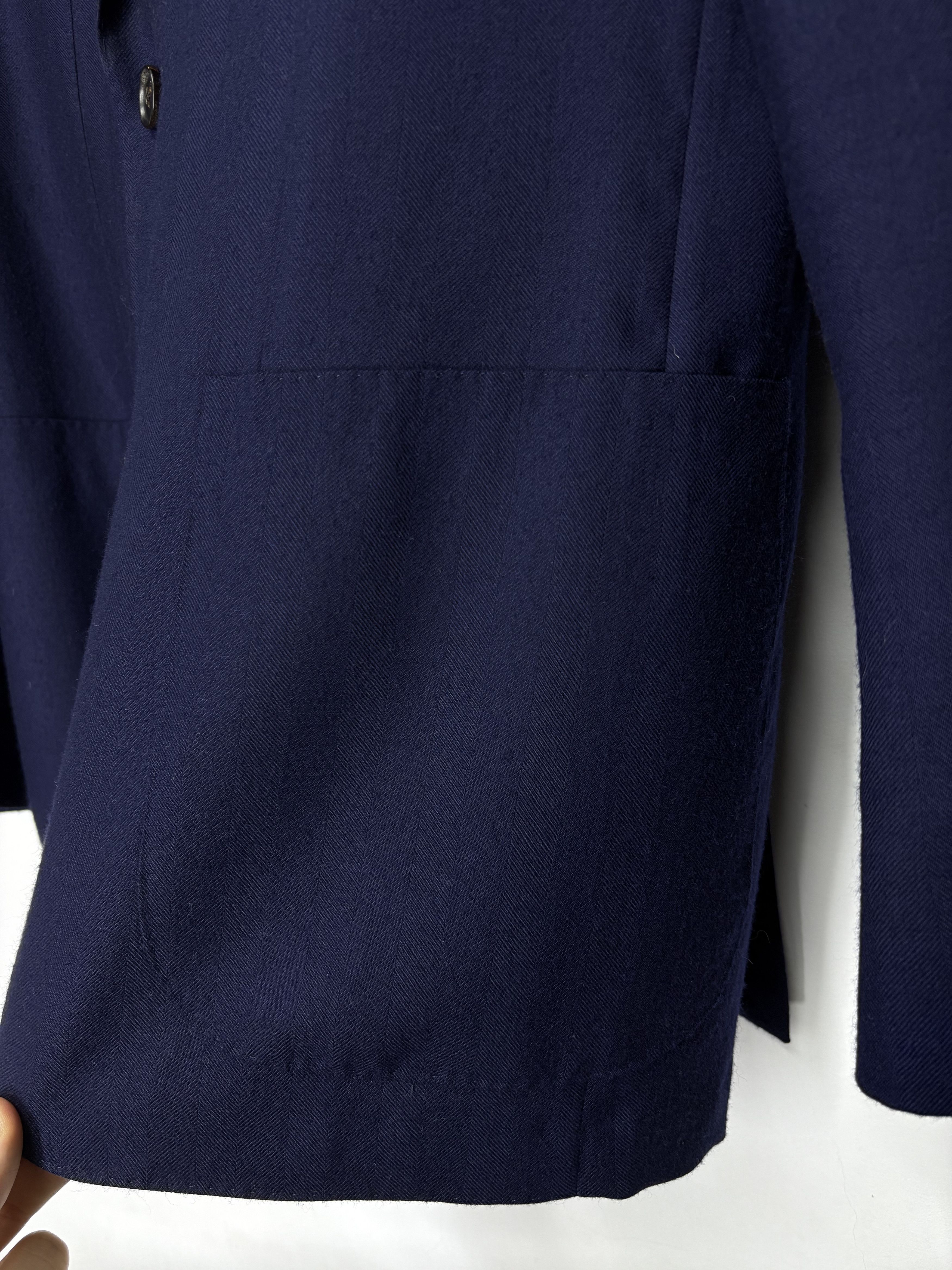 Suitsupply Suitsupply Havana HL 100% Pure Cashmere Navy Blazer Jacket Size 48R - 17 Thumbnail