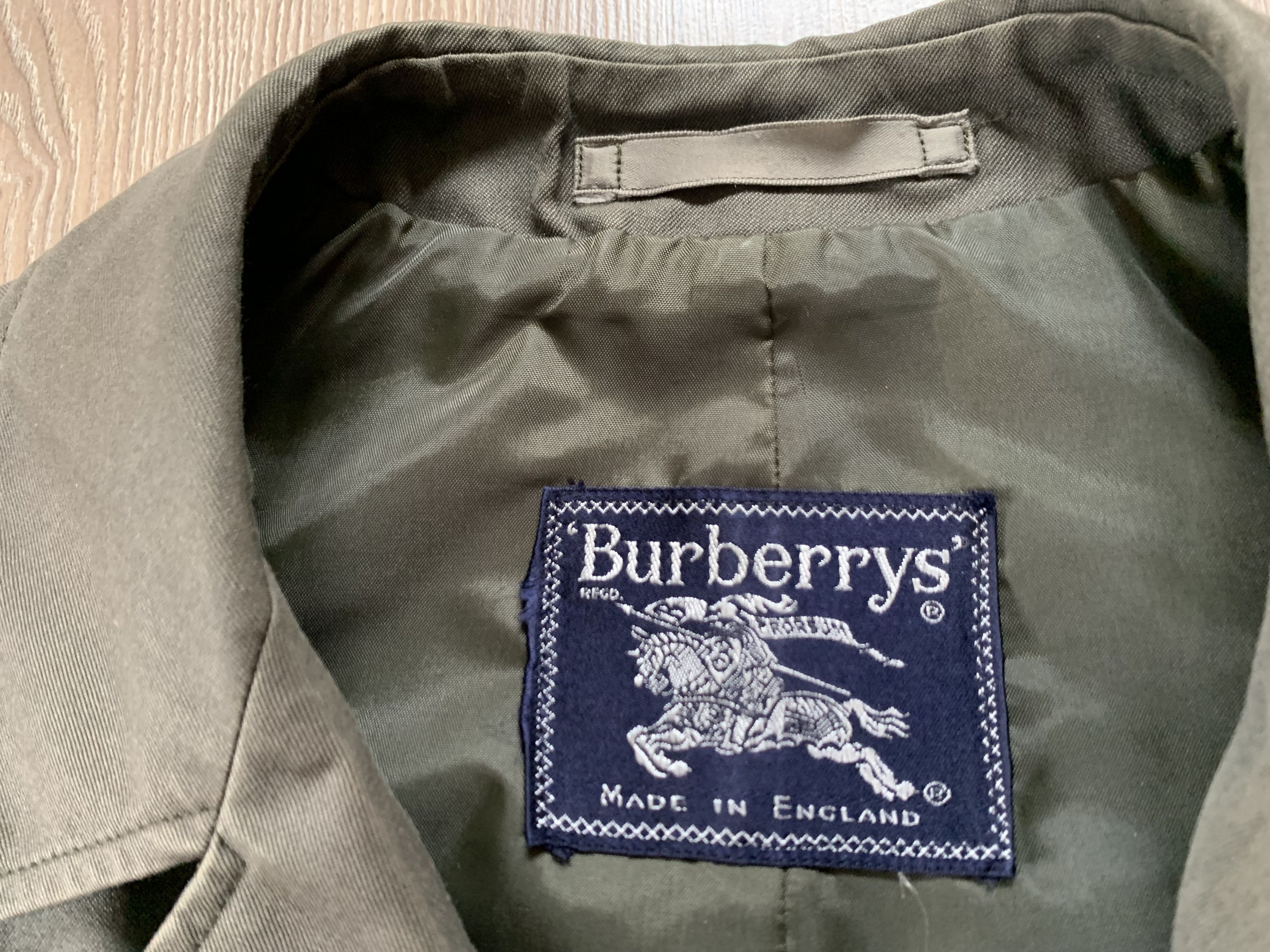 Burberry × Vintage Vintage Rare Burberrys Commuter II Olive Trench Coat Size US M / EU 48-50 / 2 - 8 Thumbnail