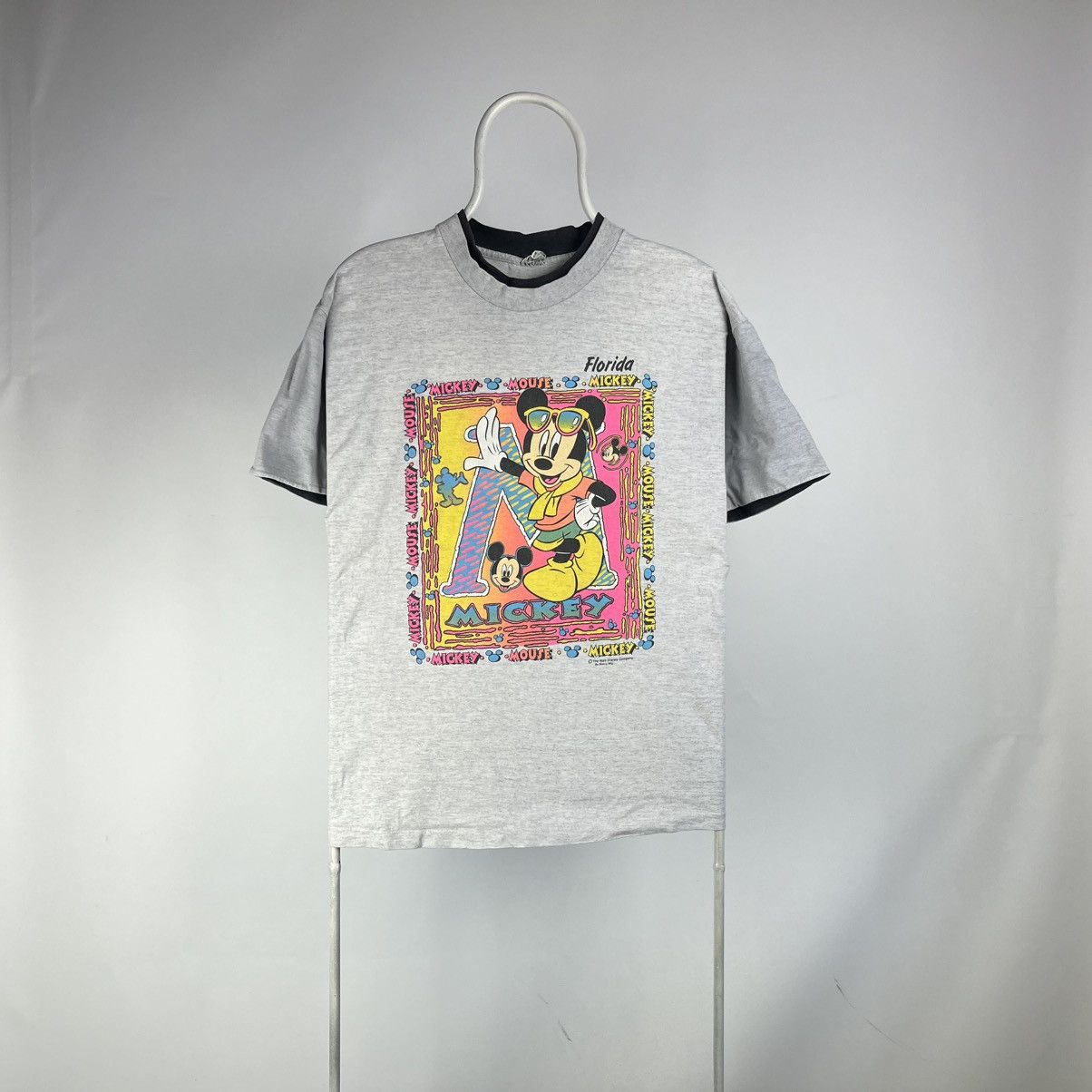 Disney Vintage Disney Mickey Mouse Florida Tshirt 90s Size US L / EU 52-54 / 3 - 1 Thumbnail