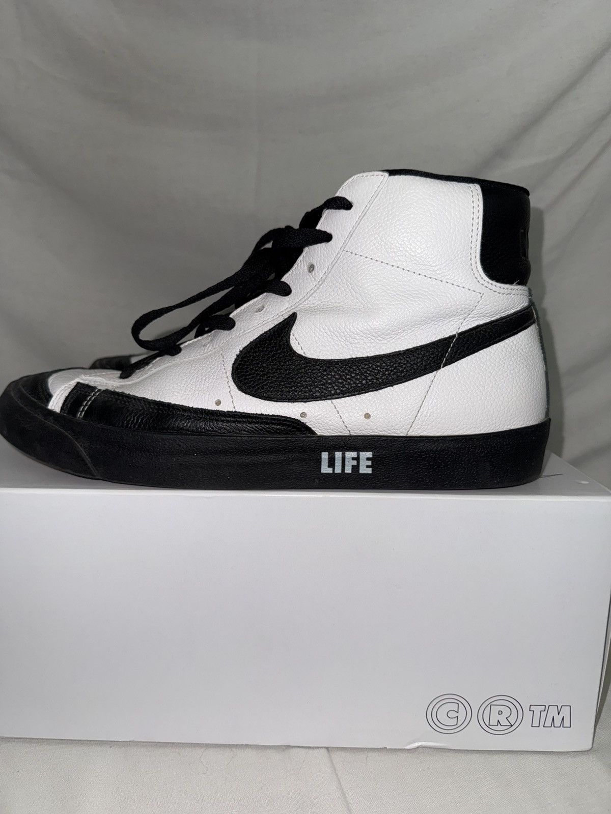 Nike Custom Nike Mid Blazers “Life n Death” Size US 11 / EU 44 - 3 Thumbnail