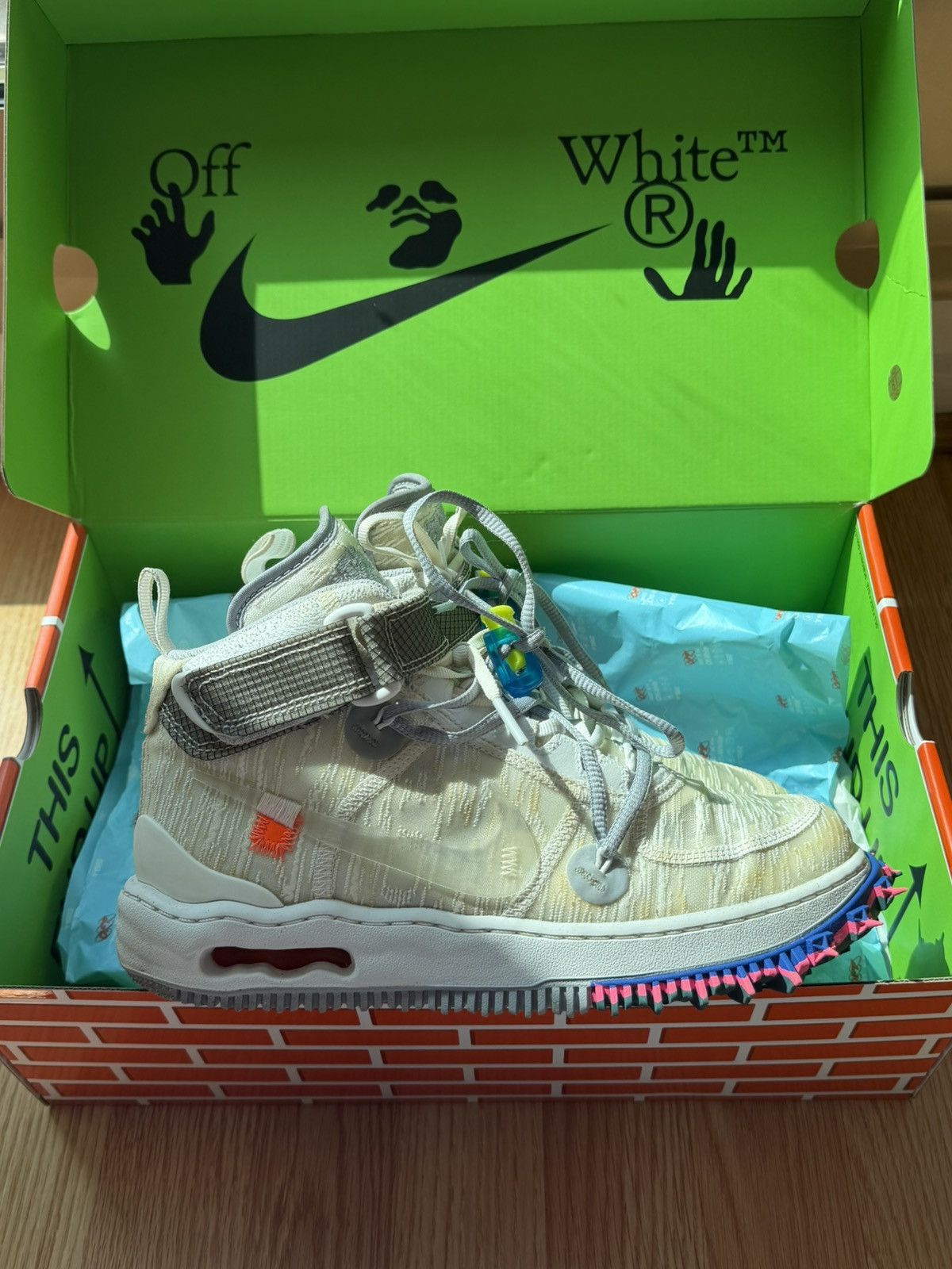 Nike × Off-White Nike Air Force 1 Mid SP x Off-White Size US 7.5 / EU 40-41 - 9 Thumbnail